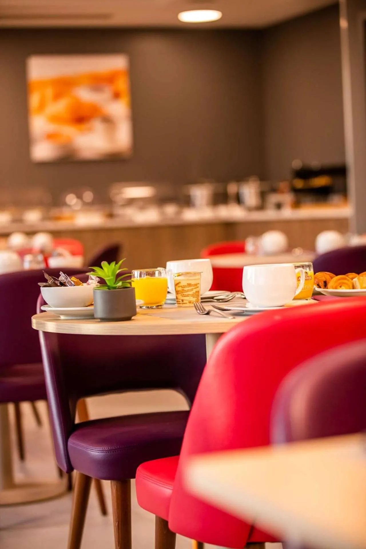 Breakfast in Brit Hotel Eden SPA Honfleur