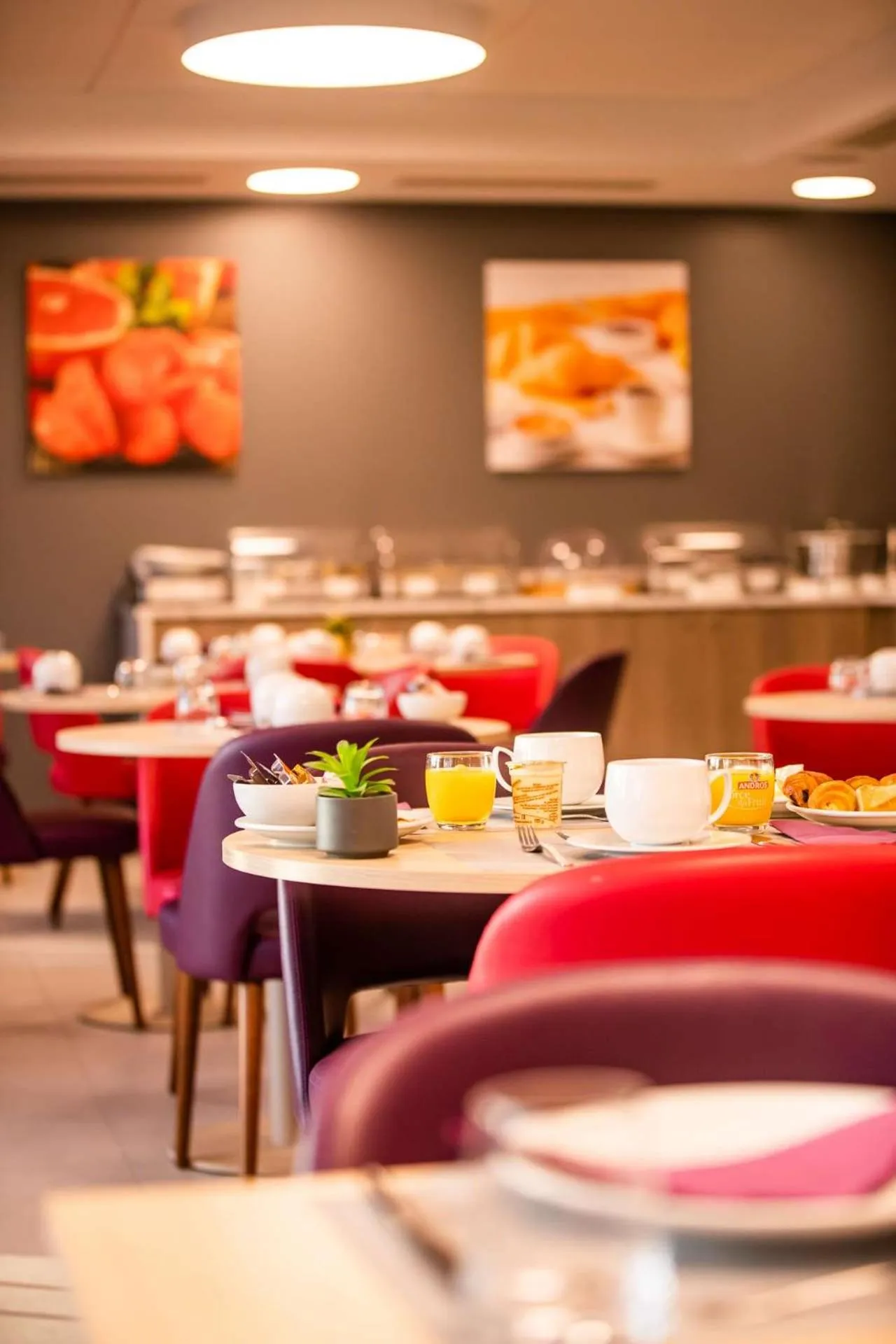 Breakfast in Brit Hotel Eden SPA Honfleur