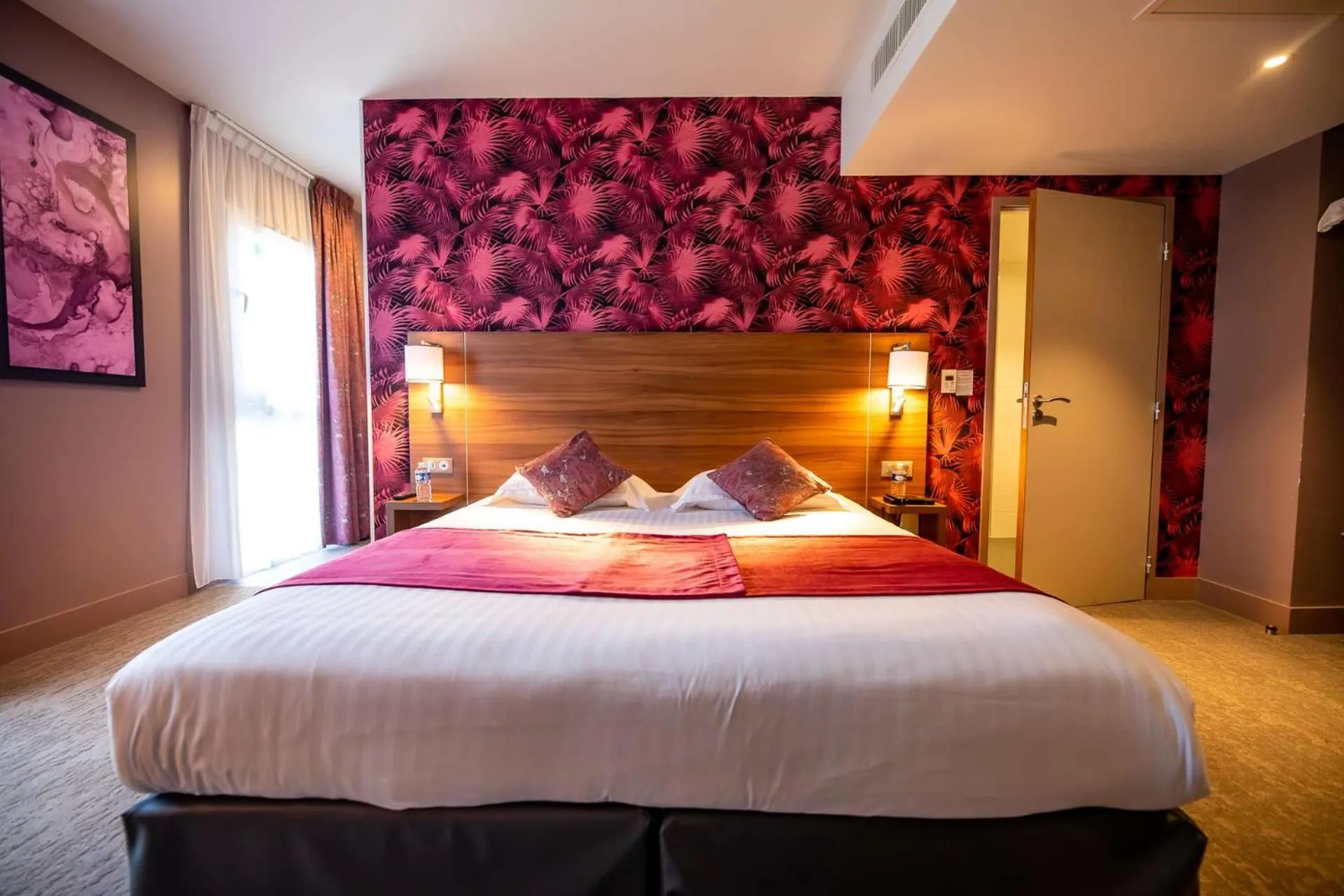 Bedroom, Bed in Brit Hotel Eden SPA Honfleur