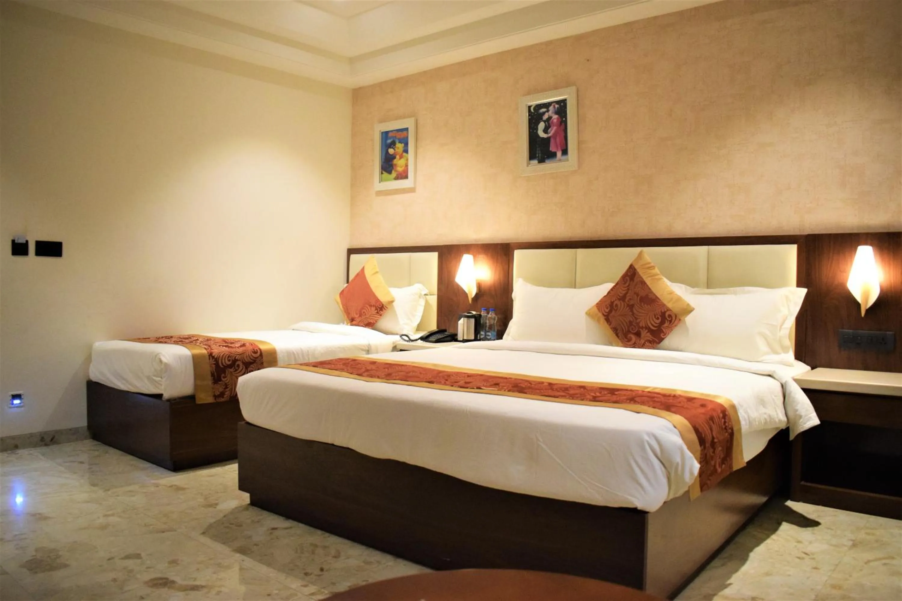 Bed in Hotel The Grand Chittor, Chittorgarh