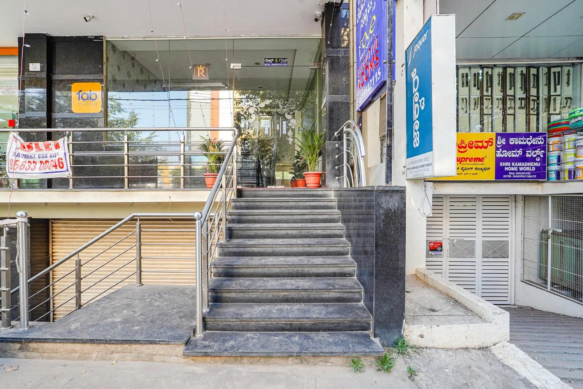 Facade/entrance in FabHotel Rove Inn & Suites - Nr Thammenahalli Village