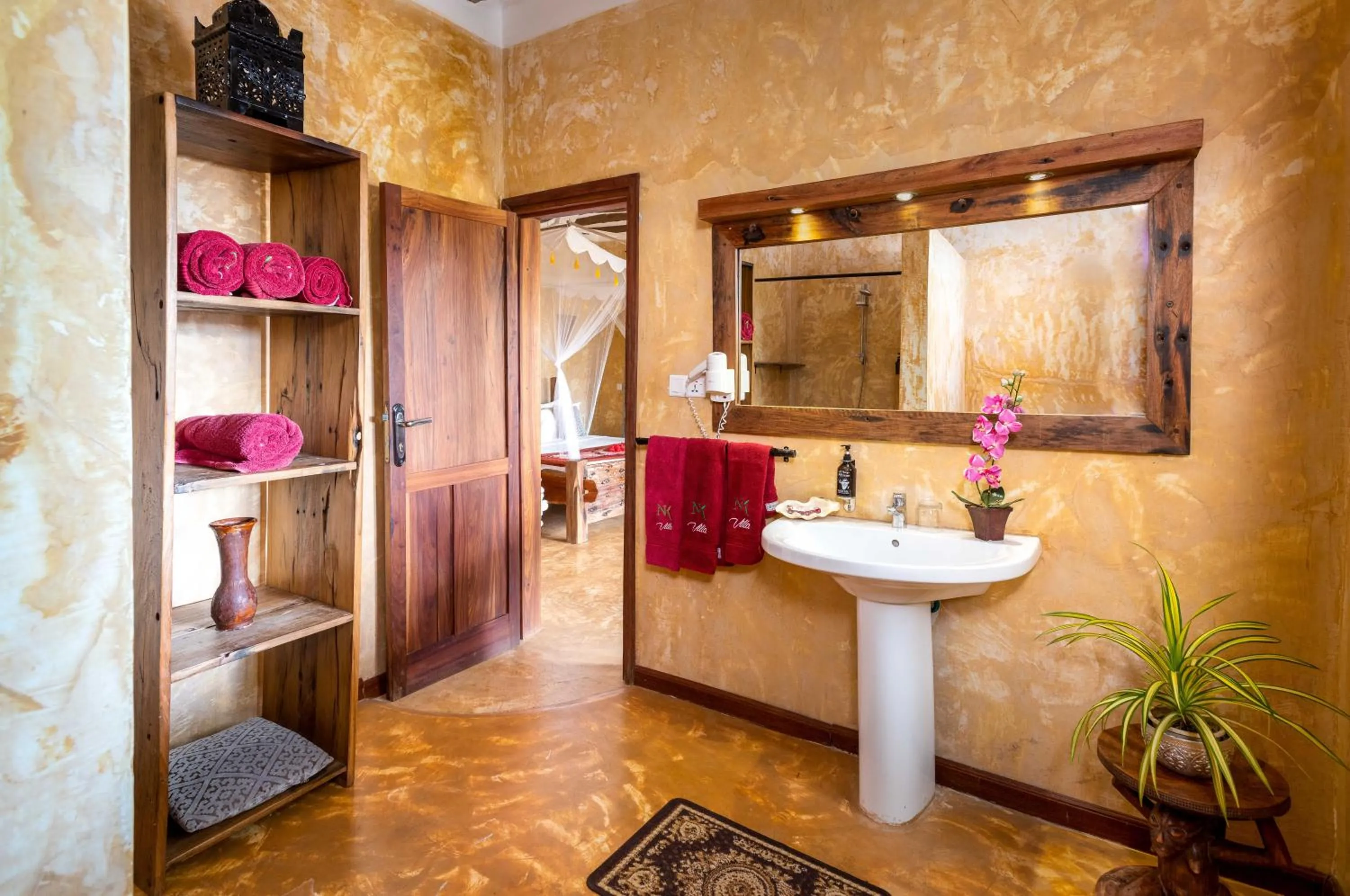 Bathroom in Kibanda Natural Kendwa Villa