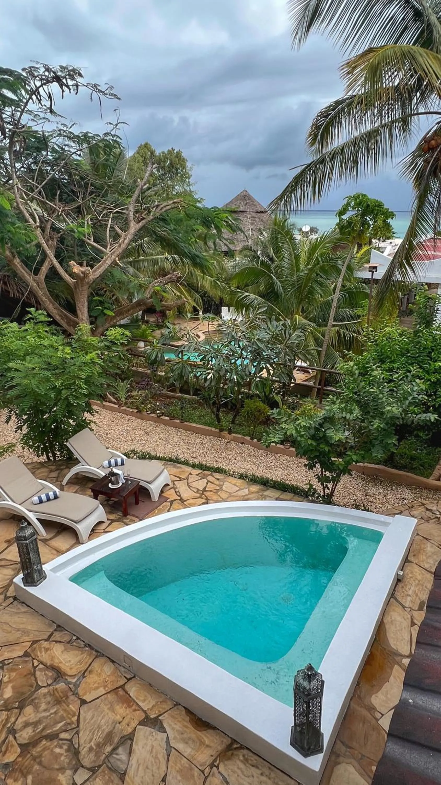 Pool view in Kibanda Natural Kendwa Villa
