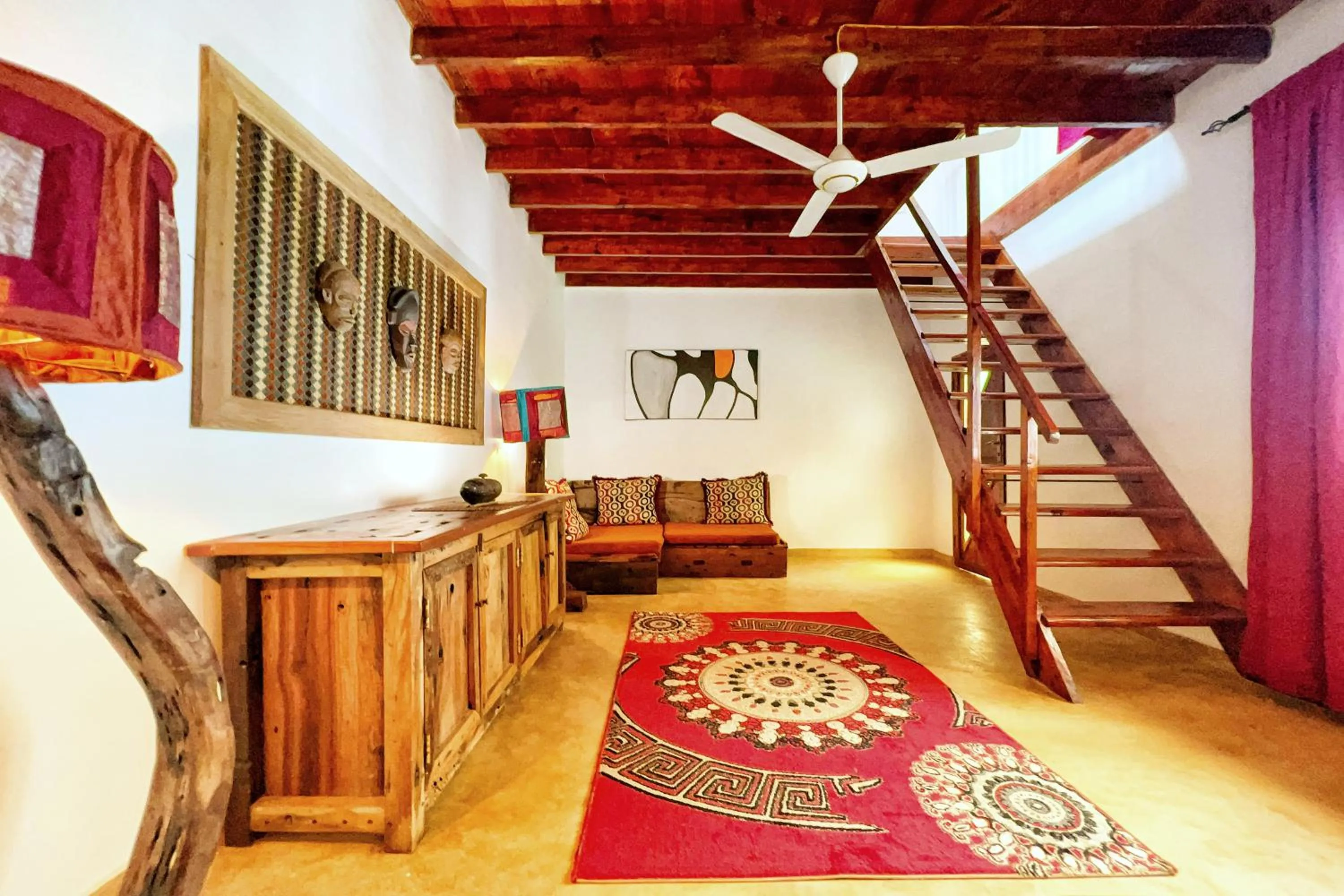 Living room in Kibanda Natural Kendwa Villa