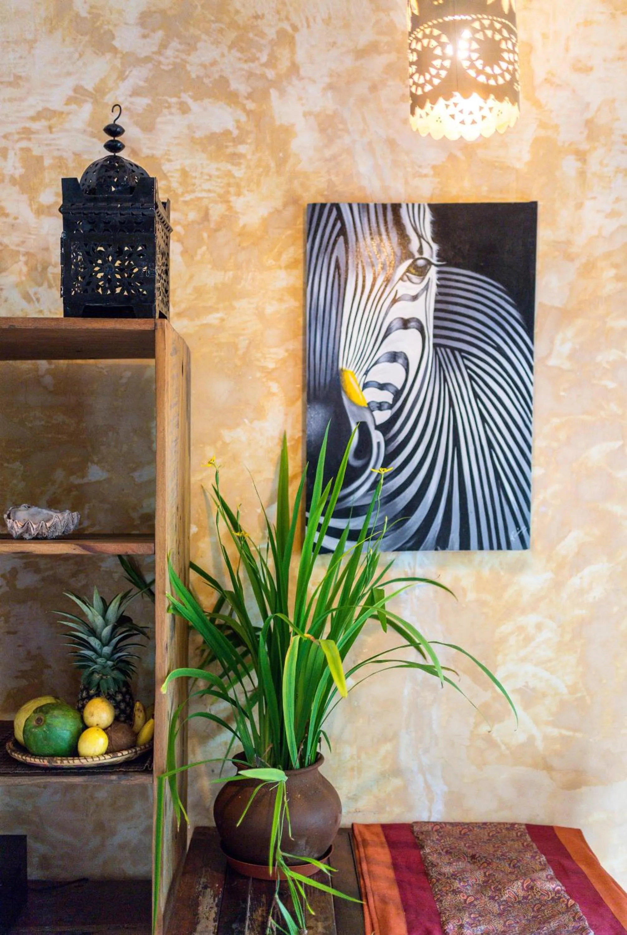 Decorative detail in Kibanda Natural Kendwa Villa