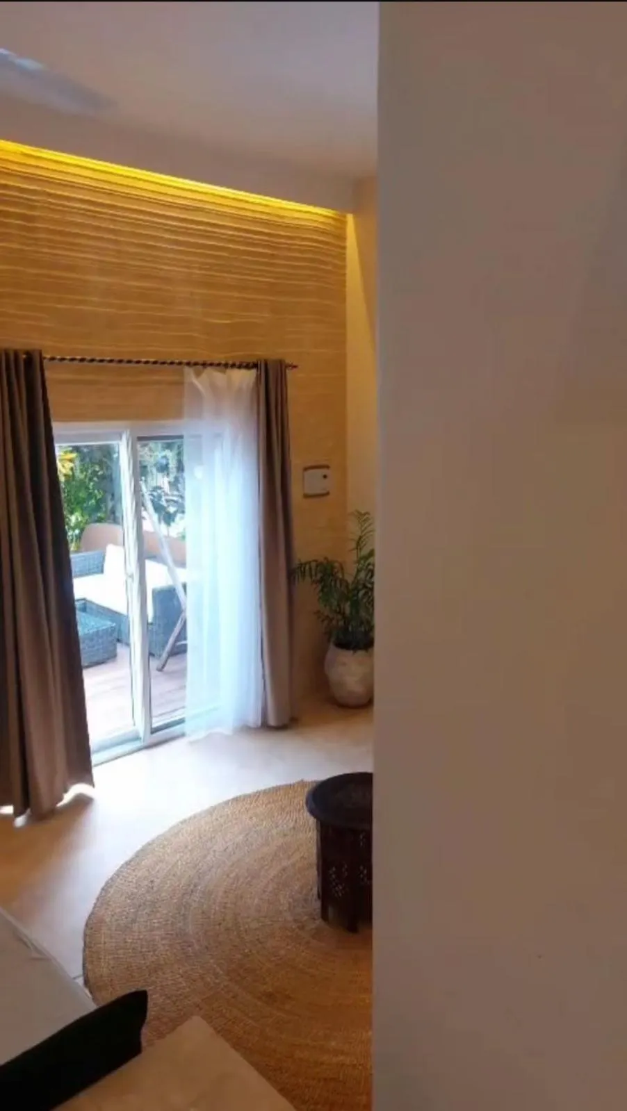 Bed in Kibanda Natural Kendwa Villa