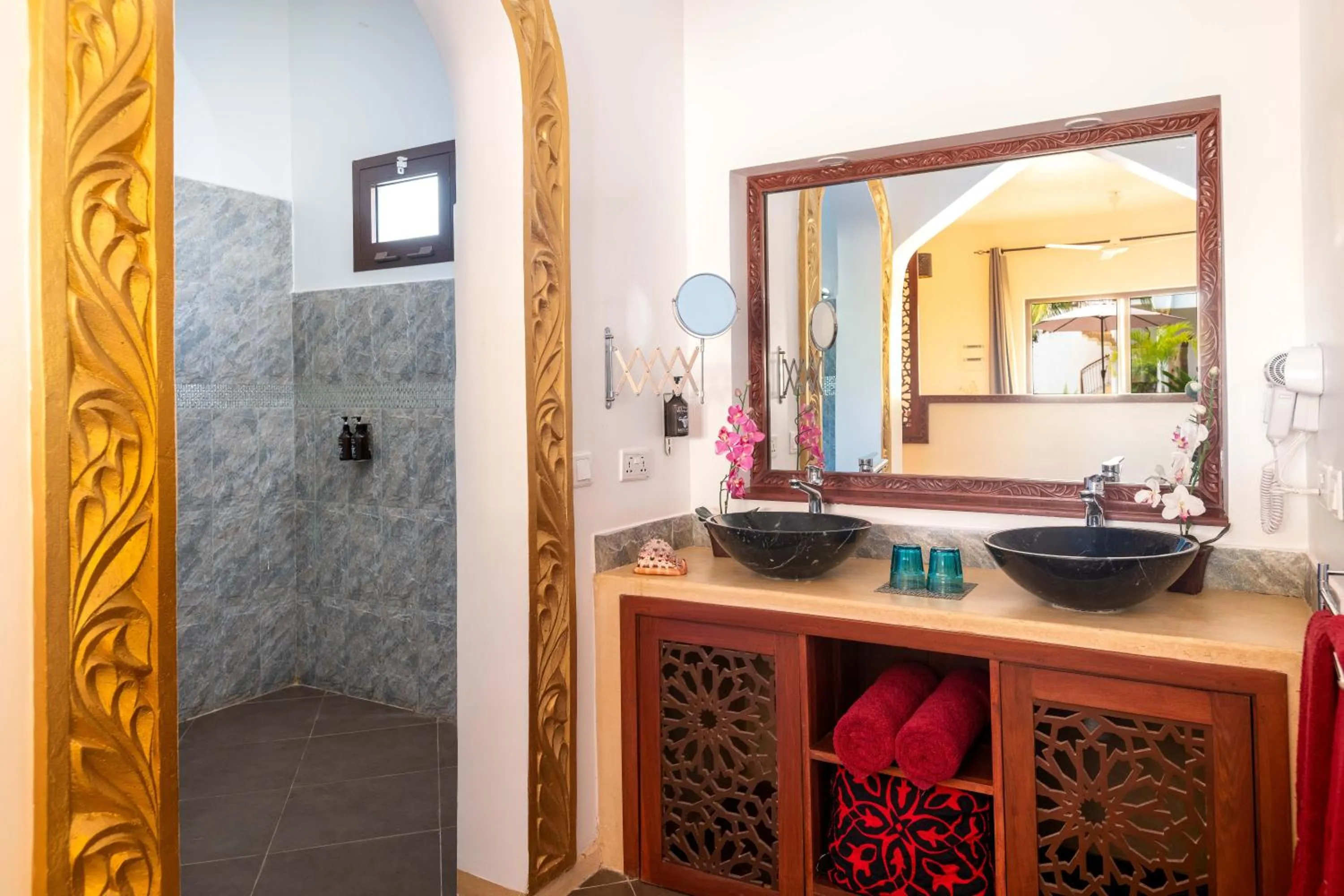 Bathroom in Kibanda Natural Kendwa Villa