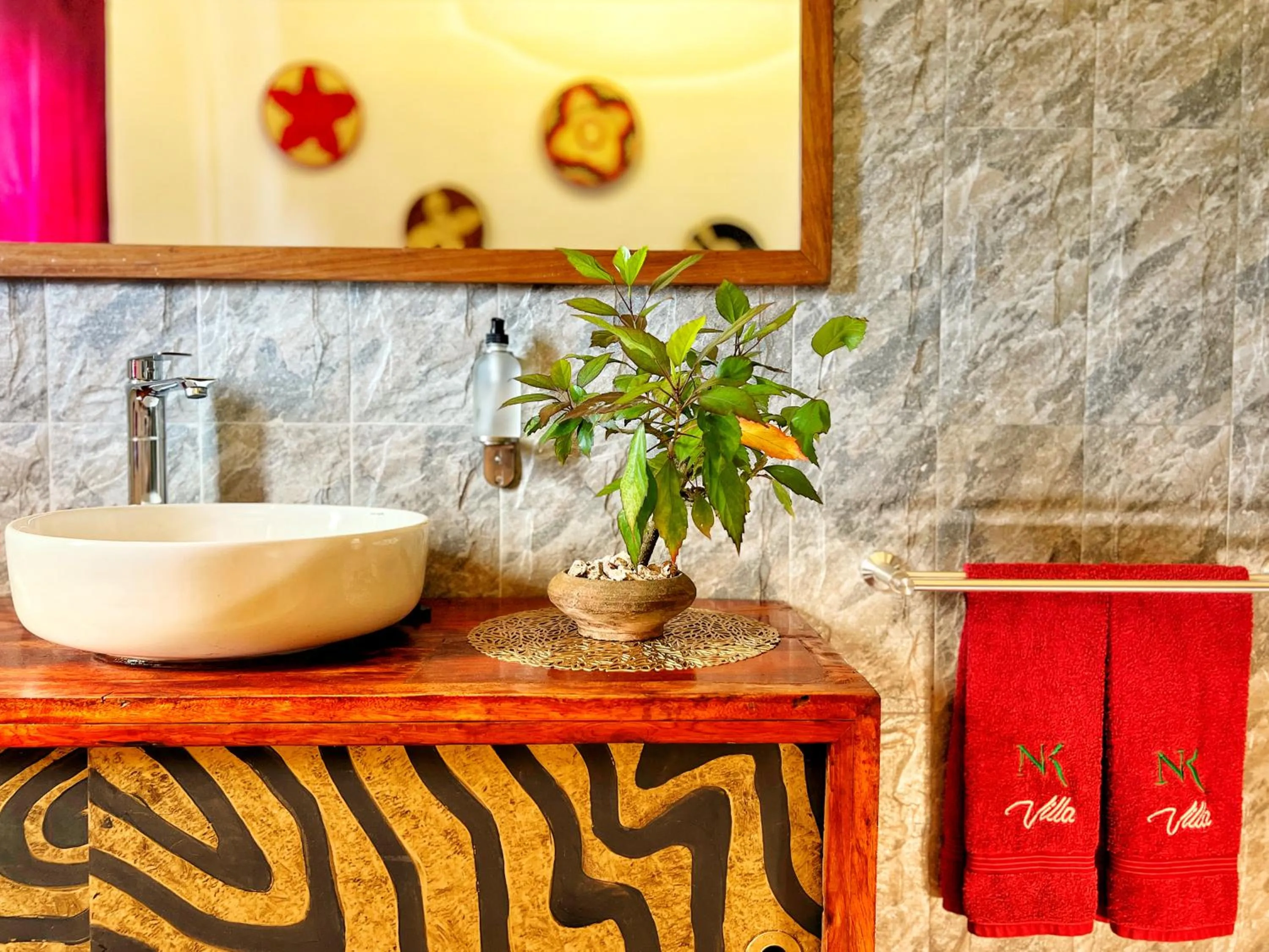 Bathroom in Kibanda Natural Kendwa Villa