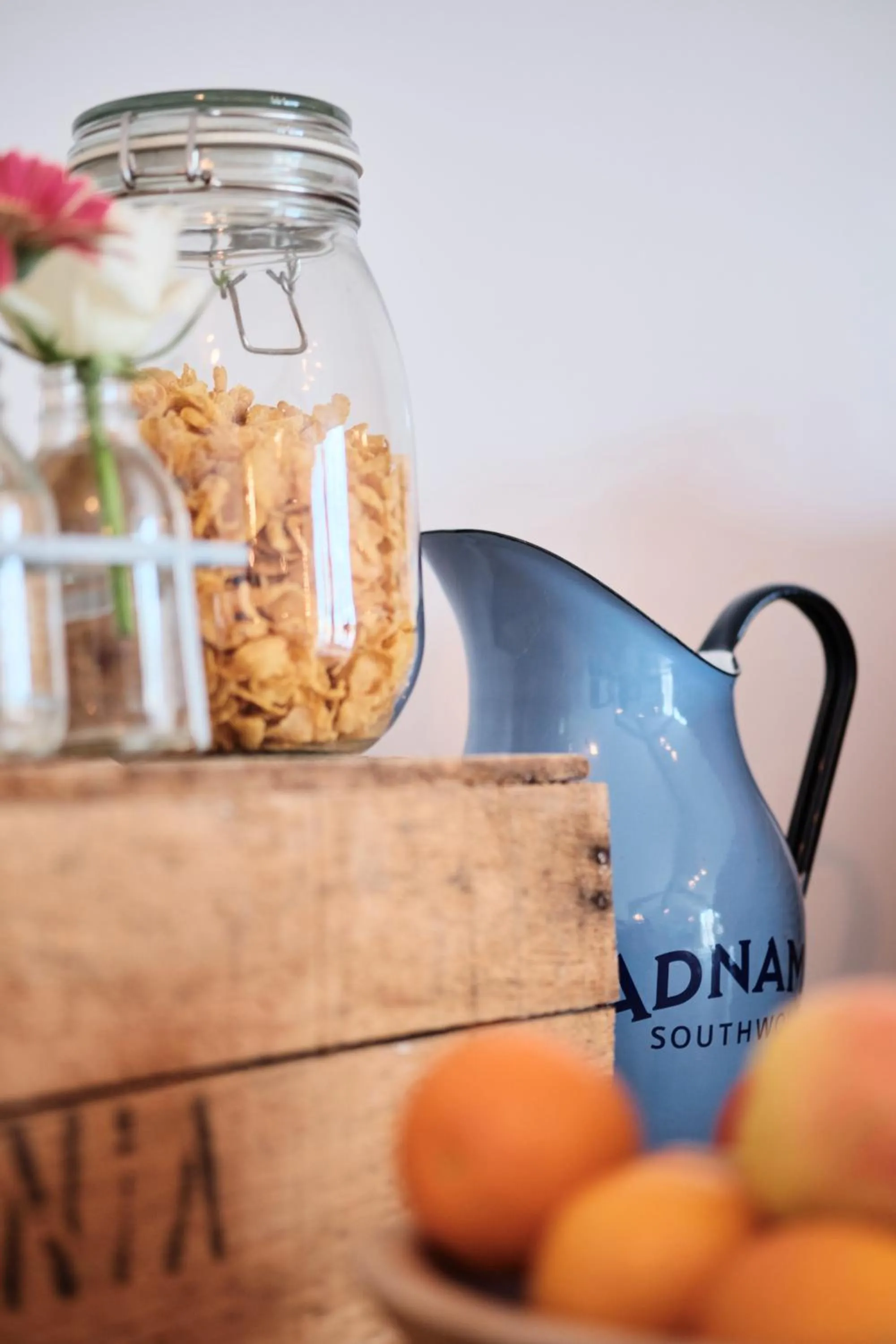 Food and drinks in Bridge House Barn