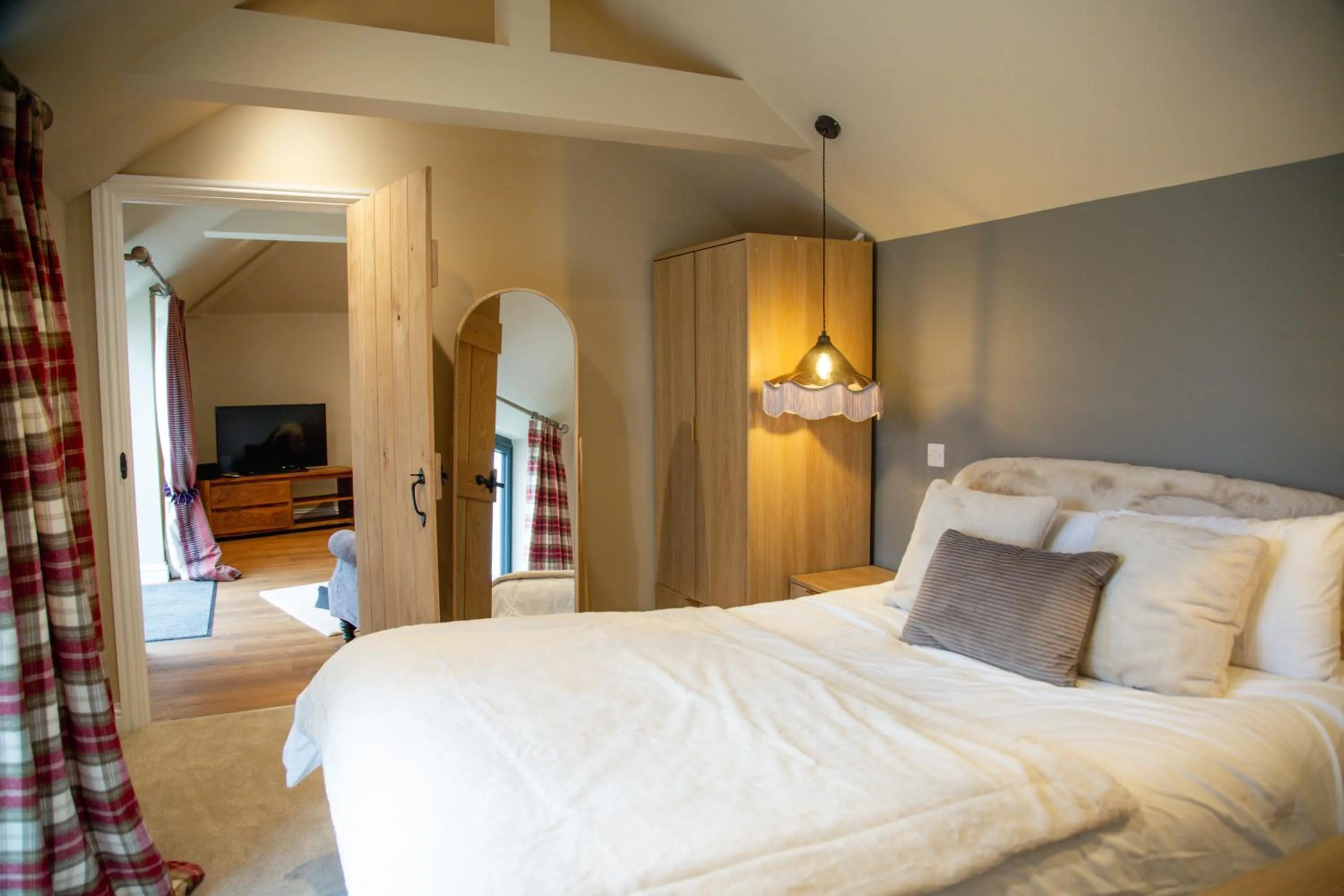 Bed in Bridge House Barn