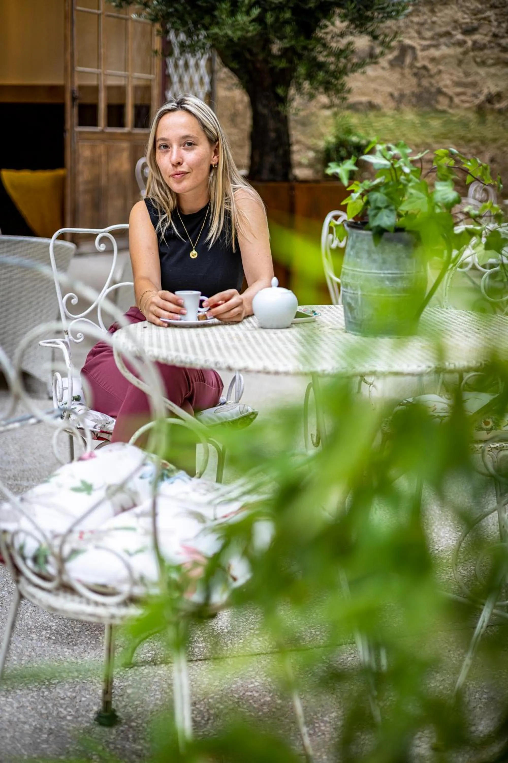 Garden in Les Remparts Hôtels et Demeures Historiques