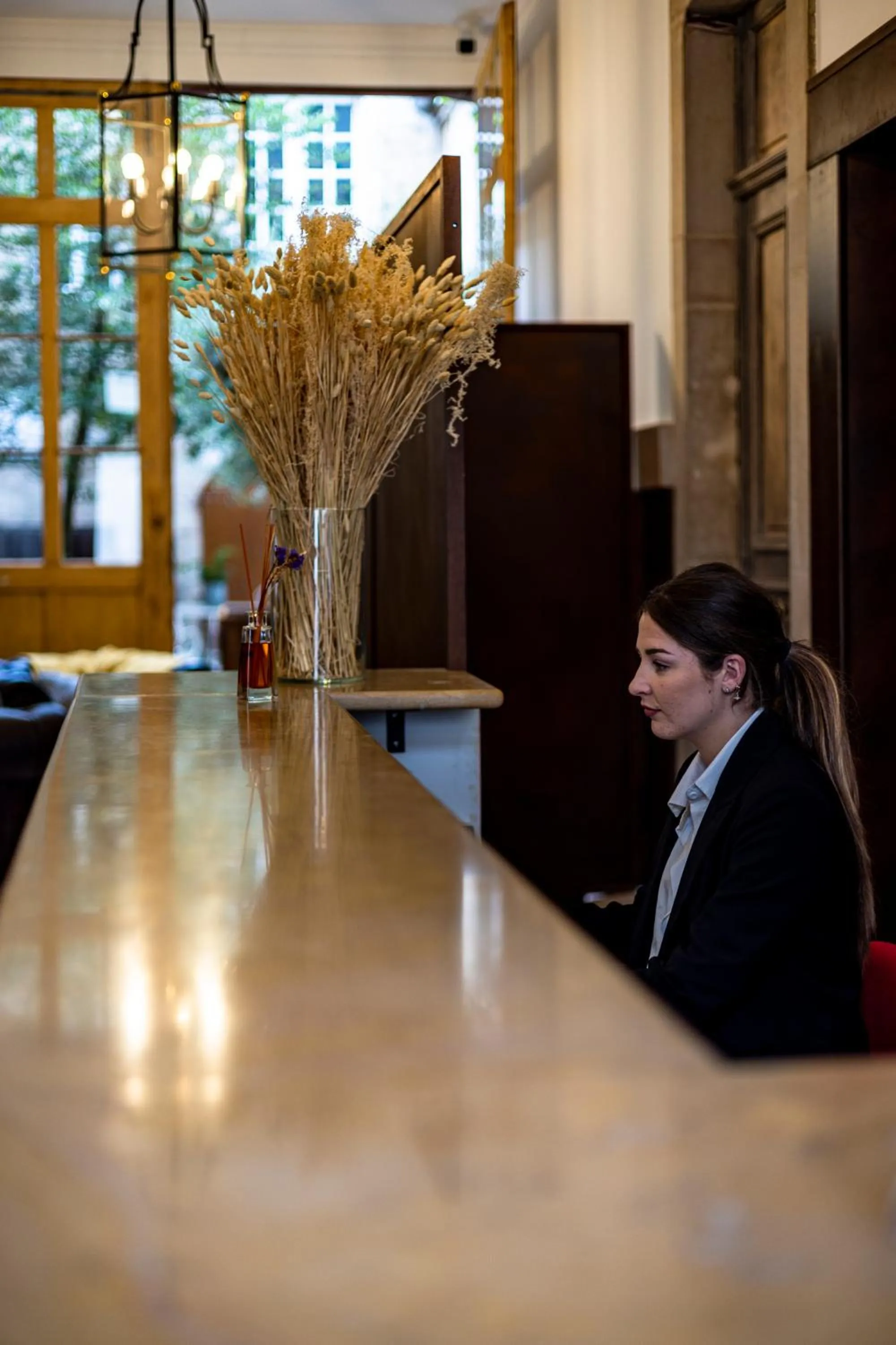 Lobby or reception in Les Remparts Hôtels et Demeures Historiques