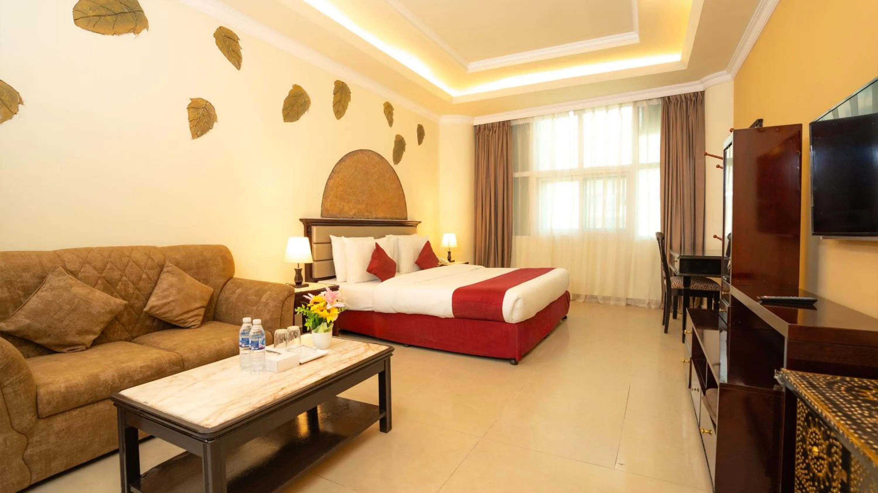 Bedroom, Bed in Oriental Hotel Apartments