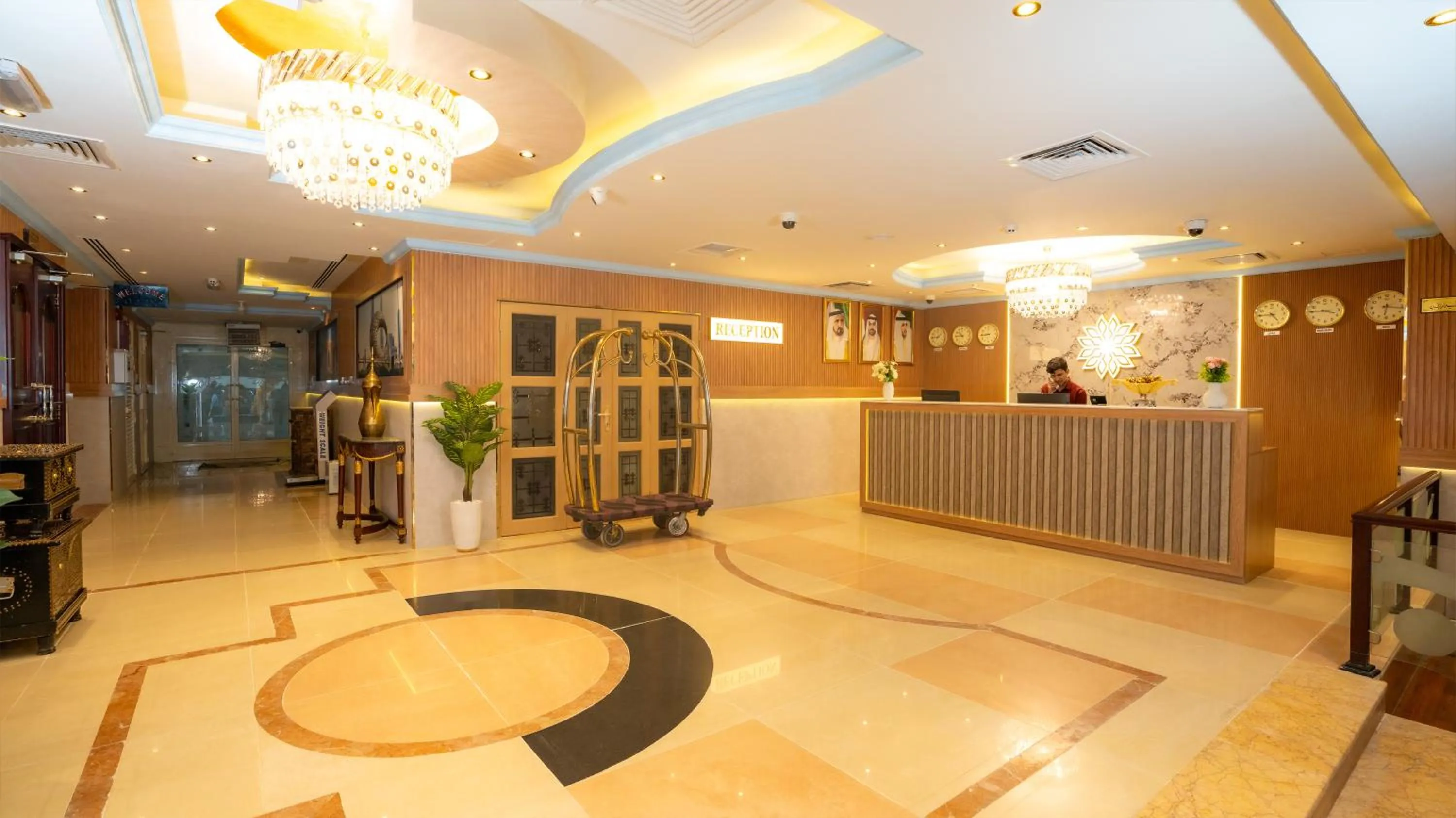 Lobby or reception in Oriental Hotel Apartments