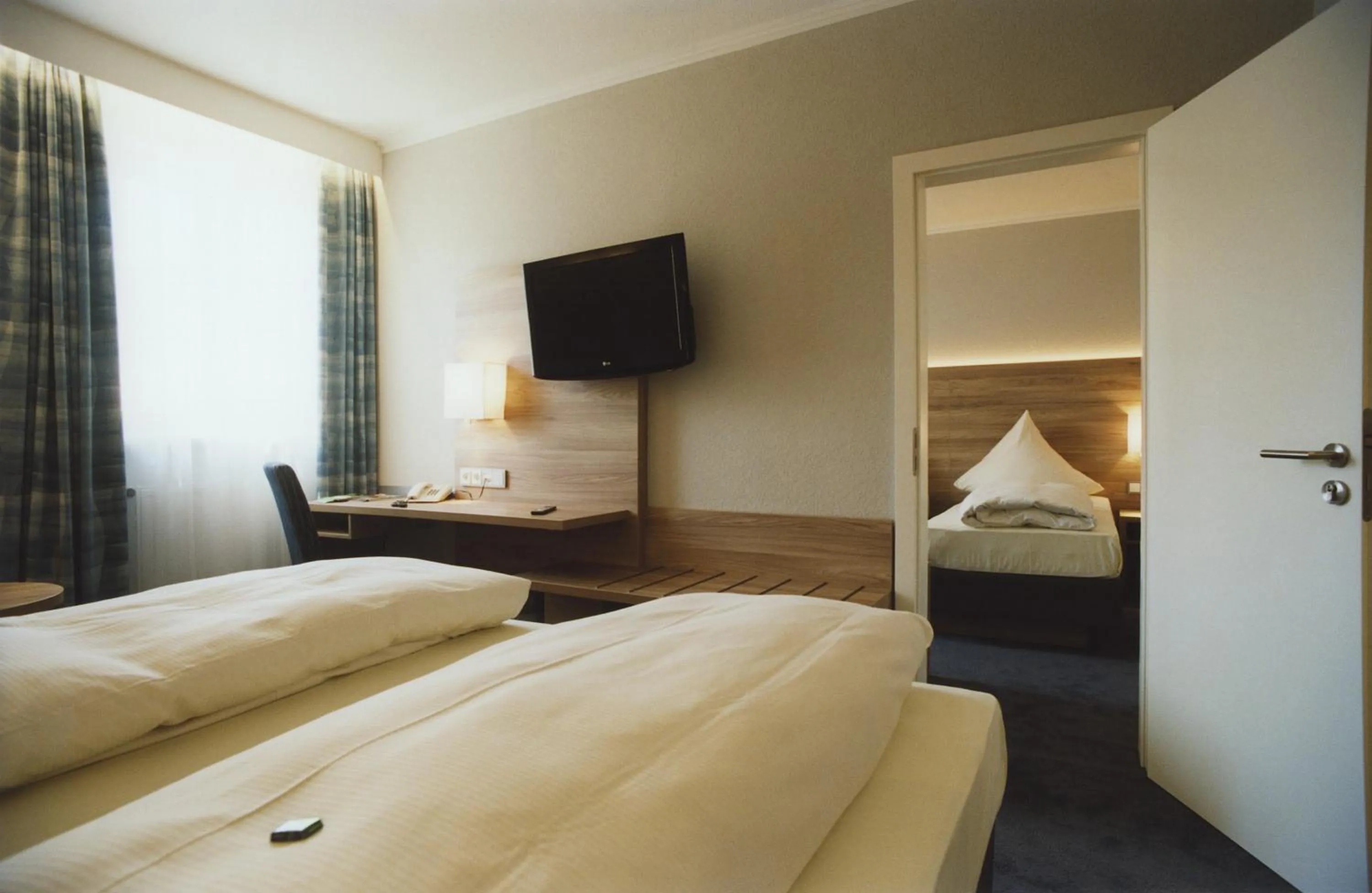 Decorative detail, Bed in Hotel Jedermann