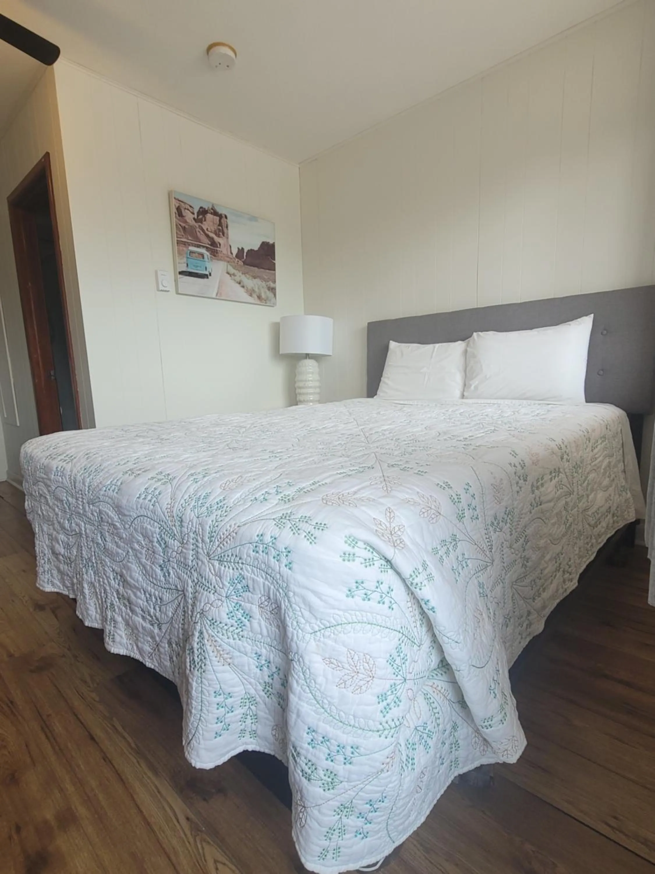 Bed in Town and Country Motel
