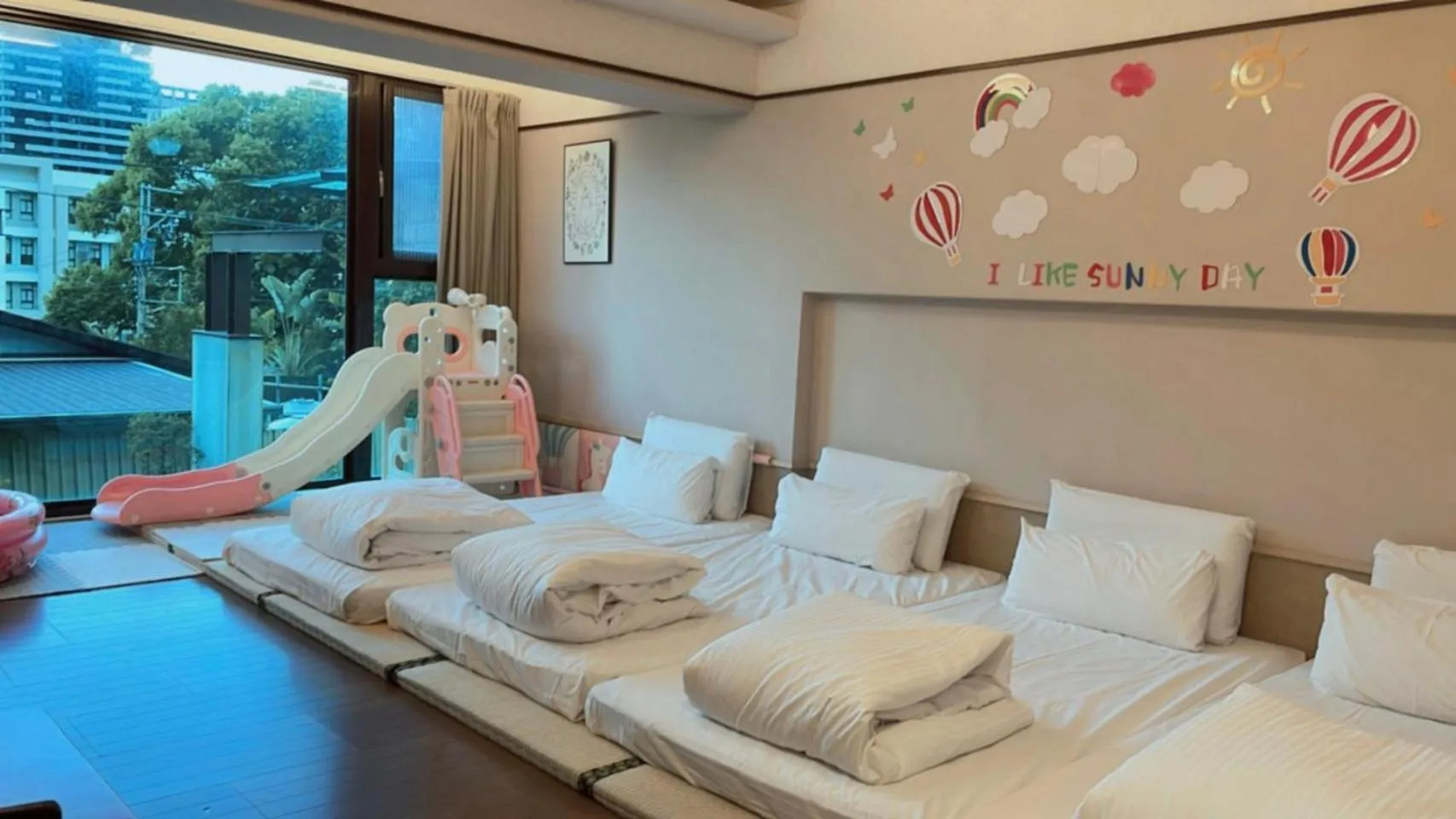 Bed in A-SAN Hot-Spring Hotel