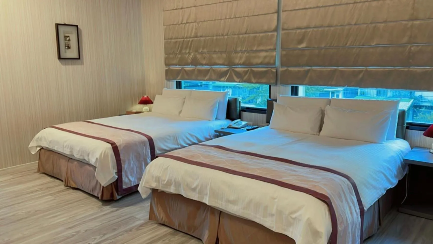 Bed in A-SAN Hot-Spring Hotel