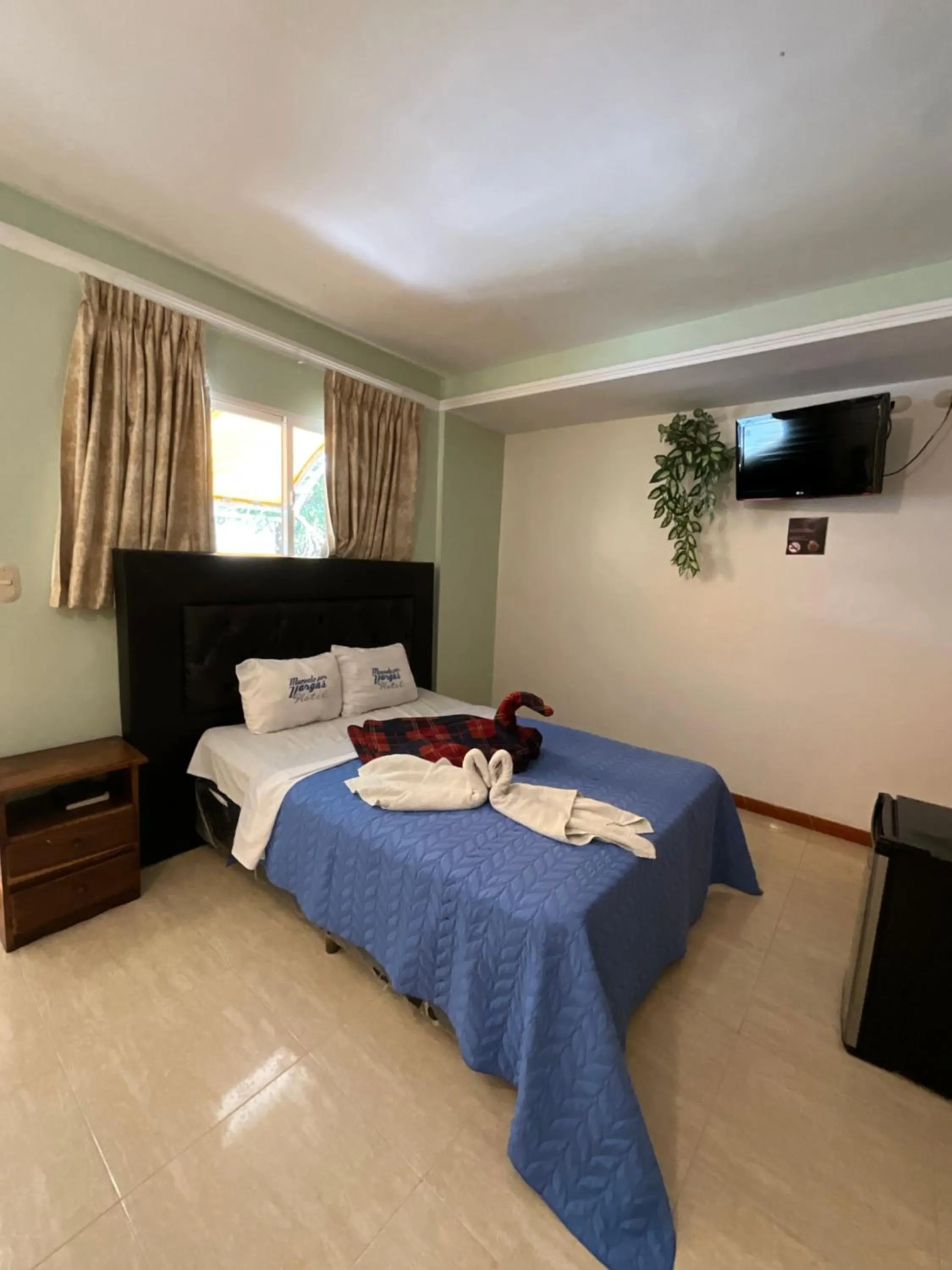 Bed in HOTEL MUEVETE POR VARGAS