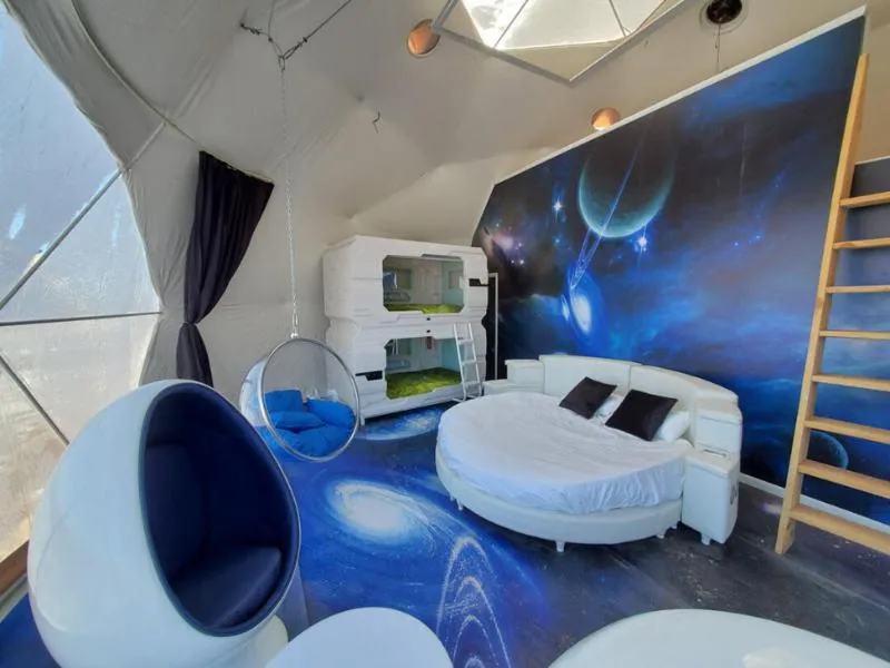 Bed in Clear Sky Resorts - Grand Canyon - Unique Sky Domes