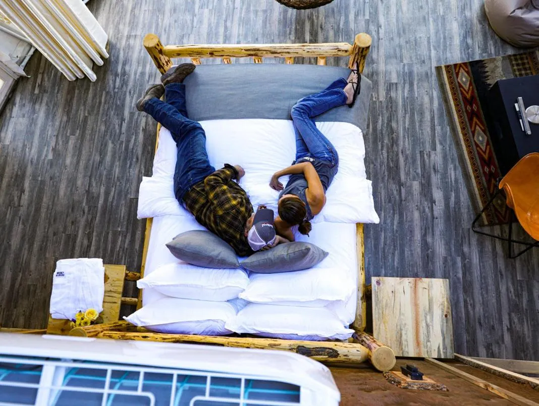 Bedroom in Clear Sky Resorts - Grand Canyon - Unique Sky Domes