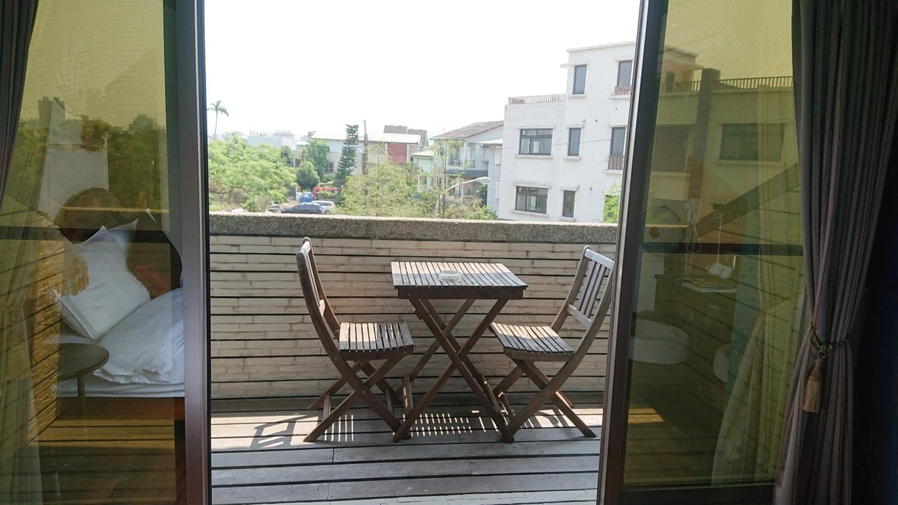 Balcony/Terrace in Yilan Pine Villa Homestay