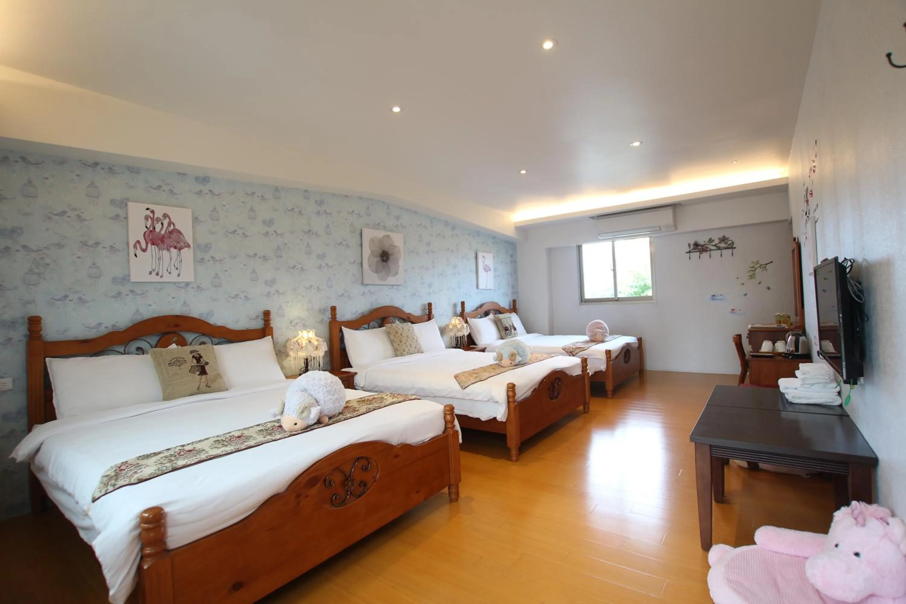 Photo of the whole room, Bed in Yilan Pine Villa Homestay