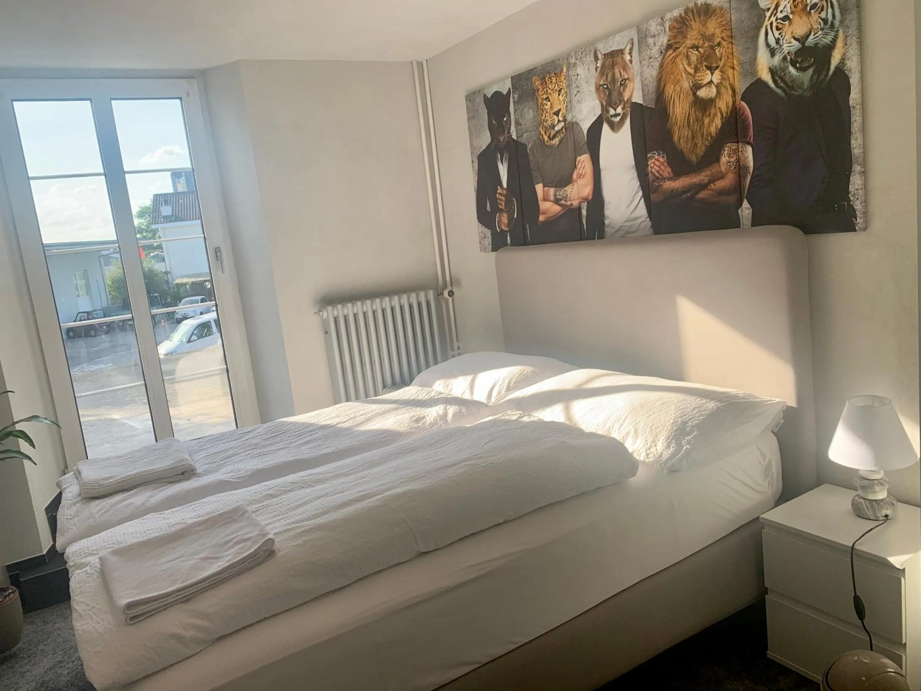 Bed in Swiss Hotel Krummen Eich Pratteln Free Parking