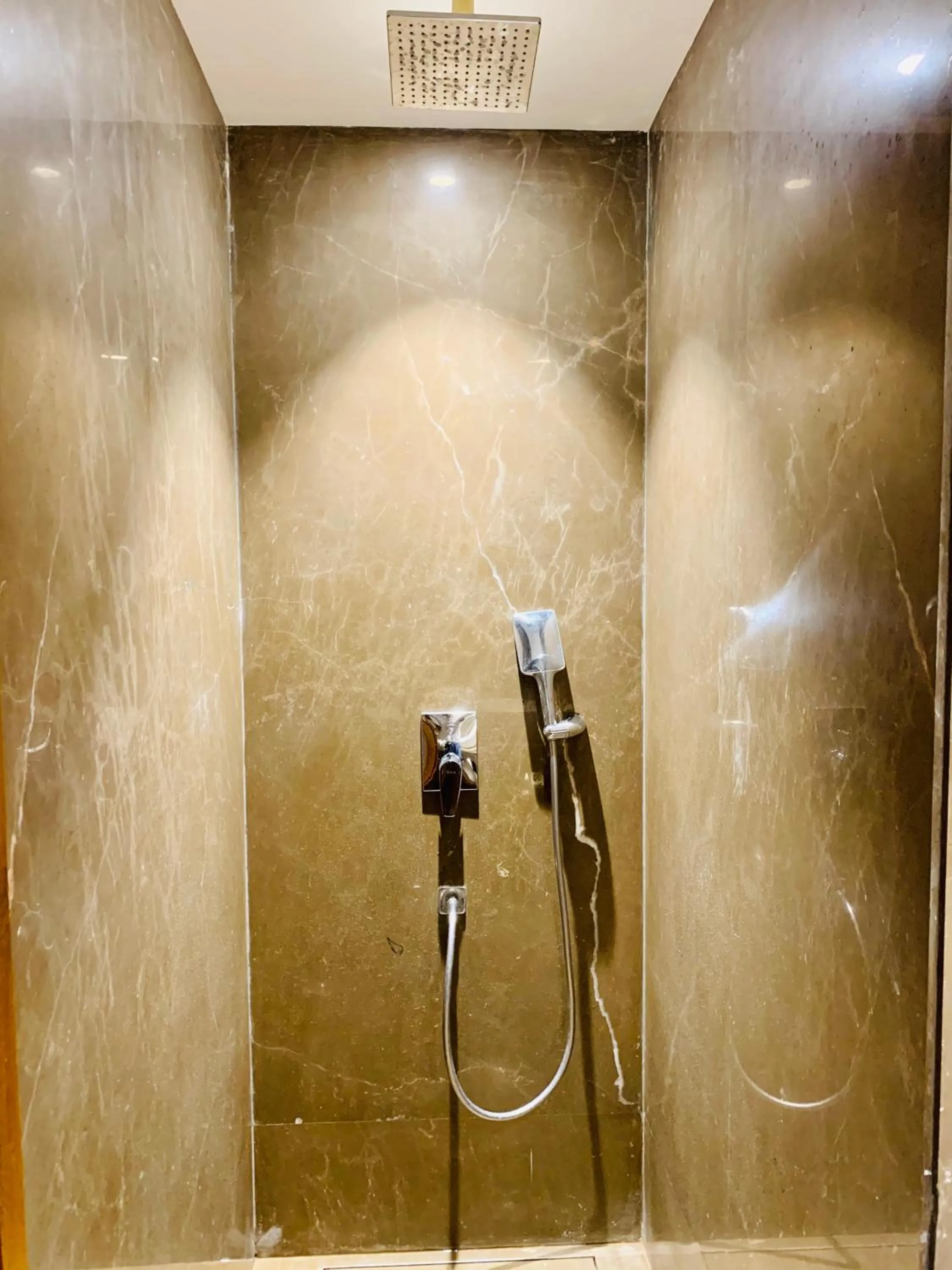 Shower in Hotel Bhoomivilas