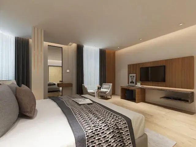 Photo of the whole room, Bed in Hotel Bhoomivilas Photo of the whole room, Bed in Hotel Bhoomivilas