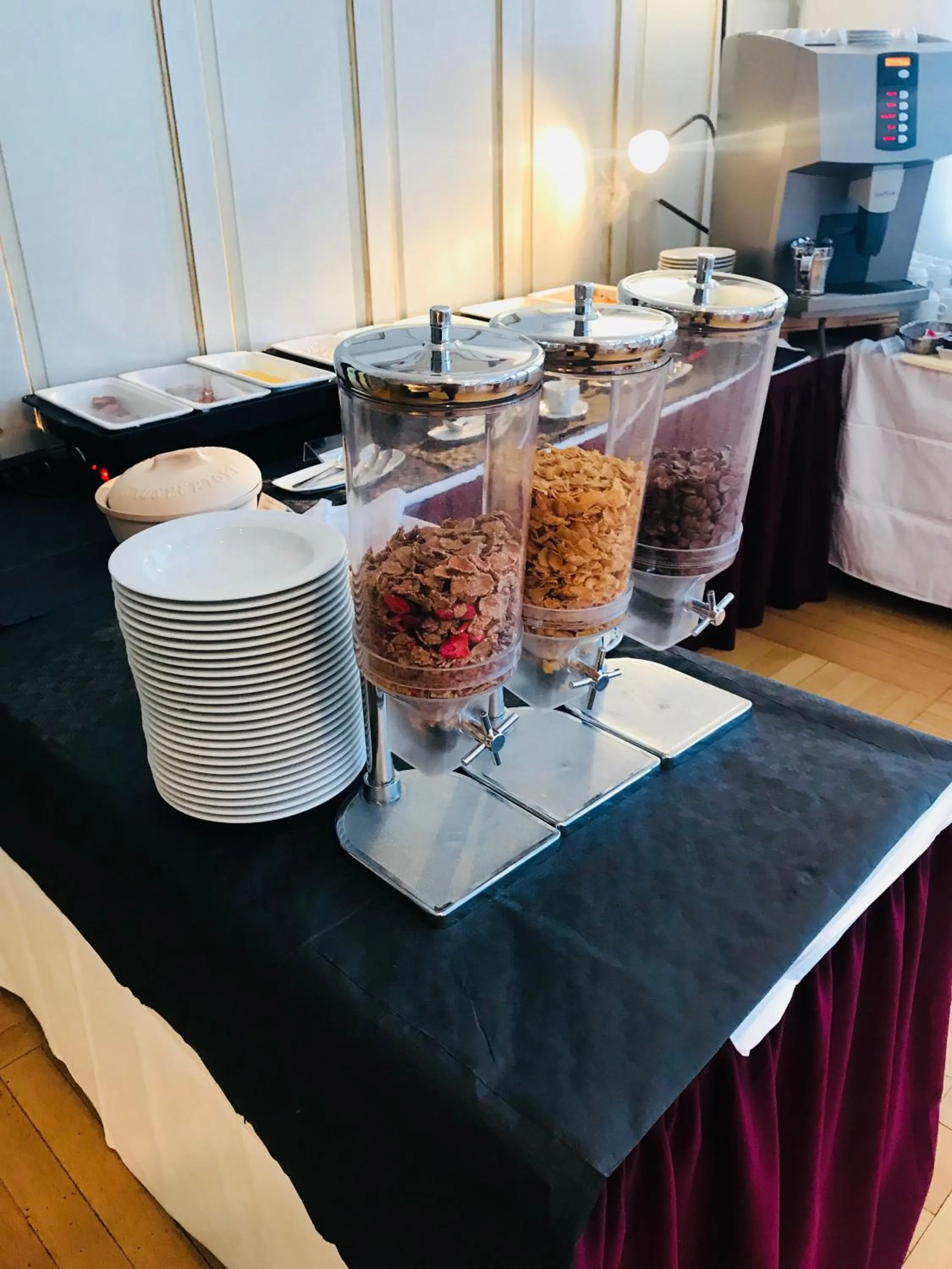 Buffet breakfast in Parkhotel Bellevue Budget