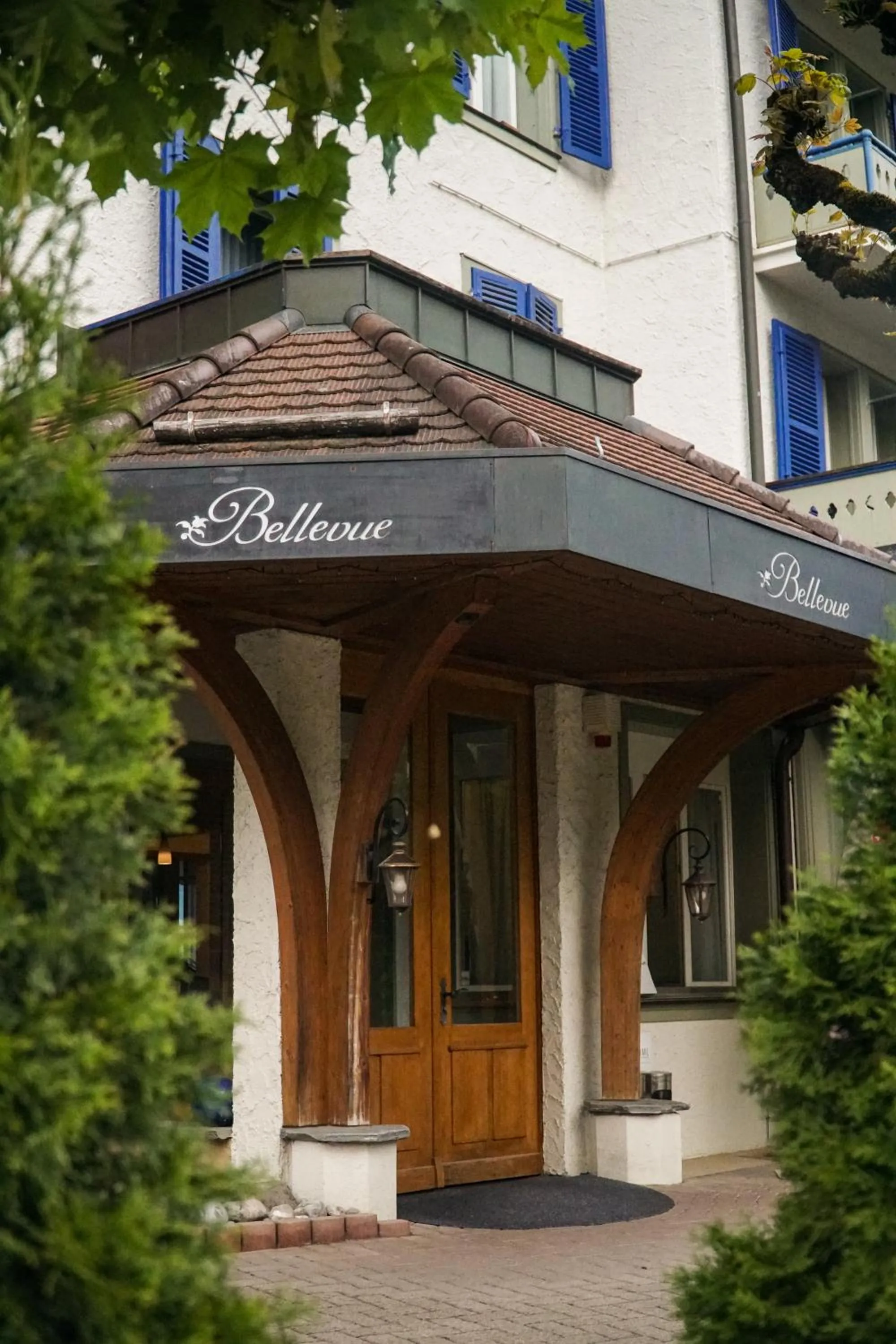 Decorative detail in Parkhotel Bellevue Budget