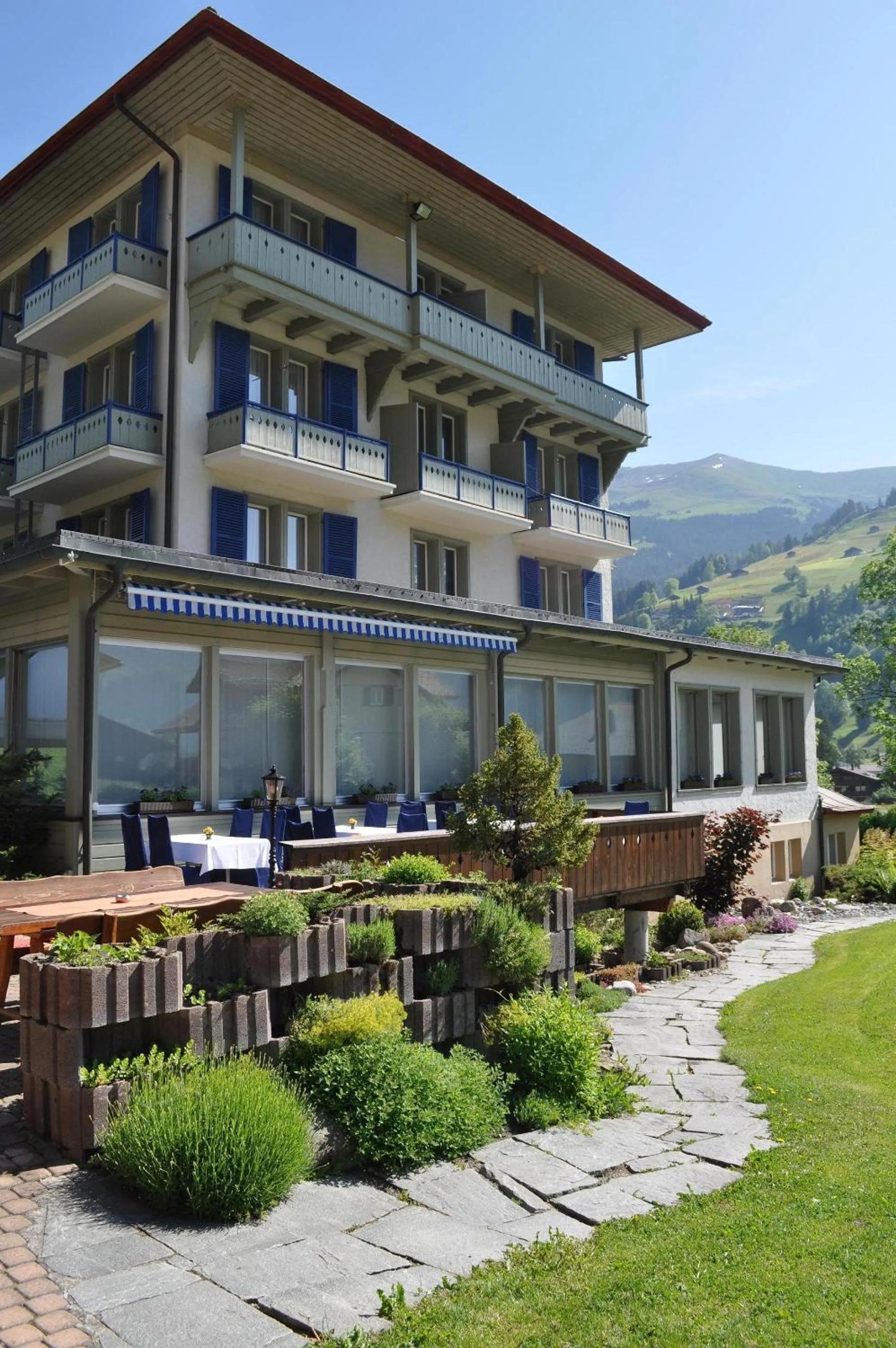 Balcony/Terrace in Parkhotel Bellevue Budget