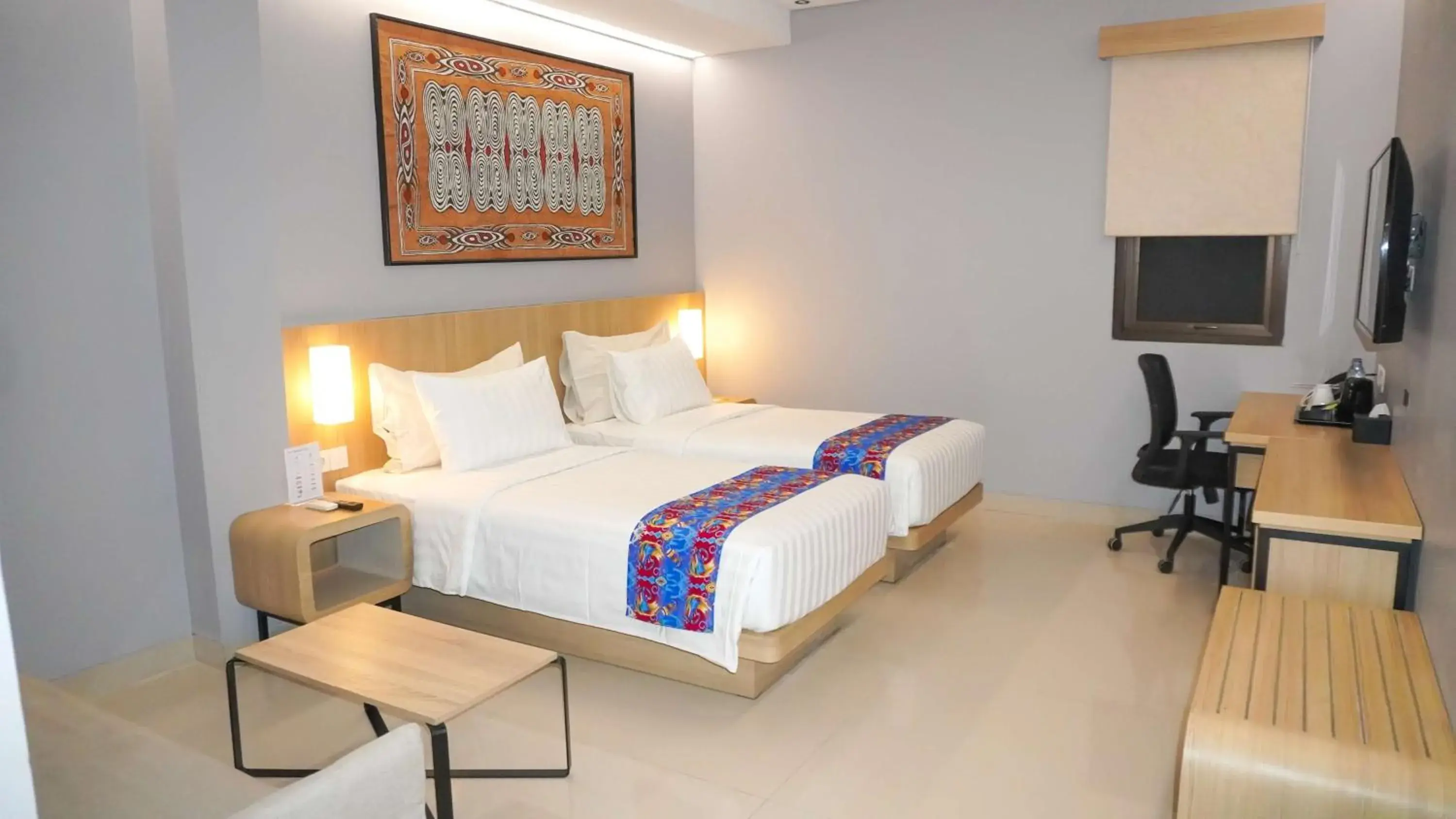 Executive Twin Room - Non-Smoking in BATIQA Hotel Jayapura Executive Twin Room - Non-Smoking in BATIQA Hotel Jayapura