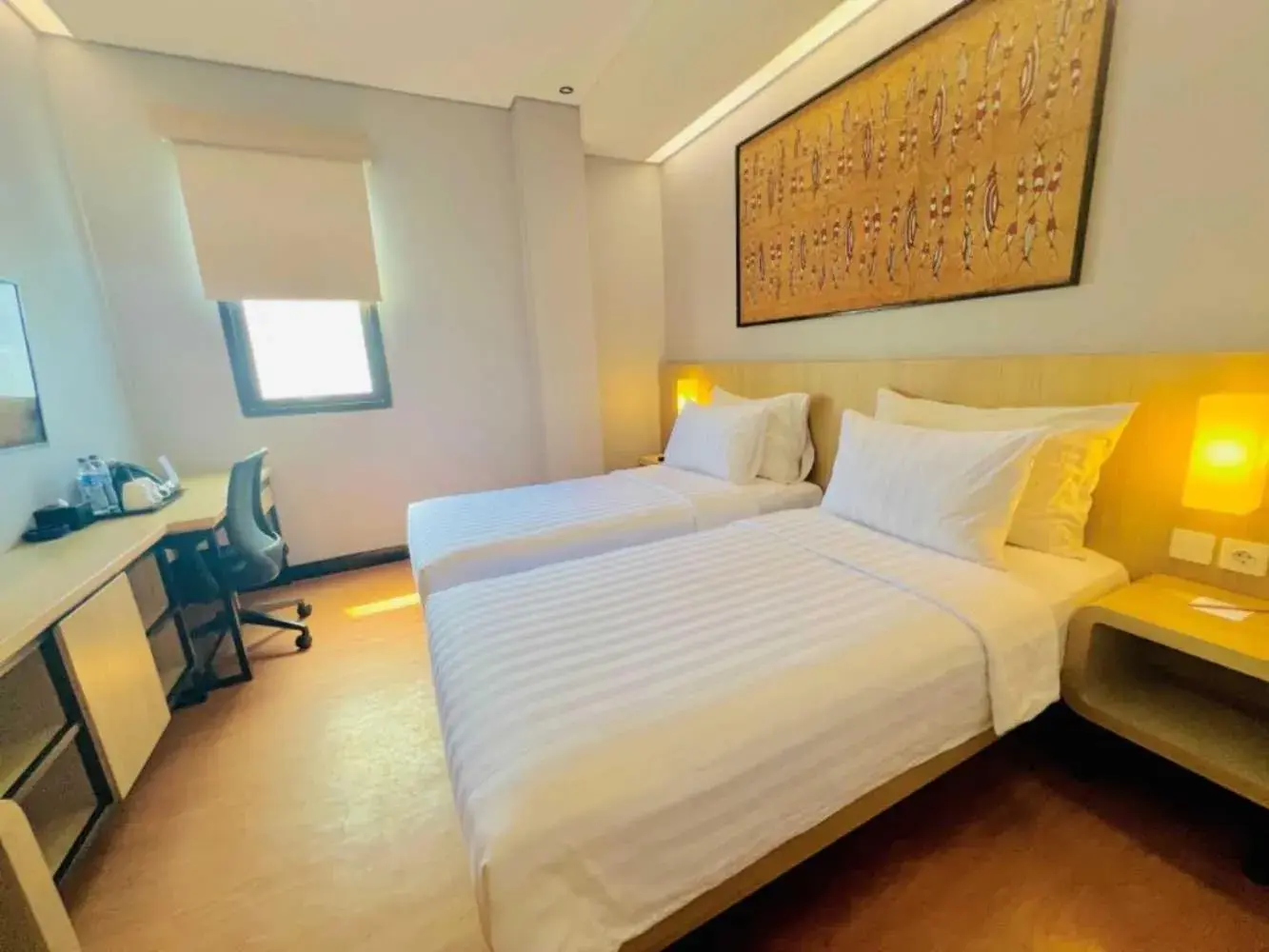 Superior Twin Room with Shower Only - Smoking in BATIQA Hotel Jayapura Superior Twin Room with Shower Only - Smoking in BATIQA Hotel Jayapura