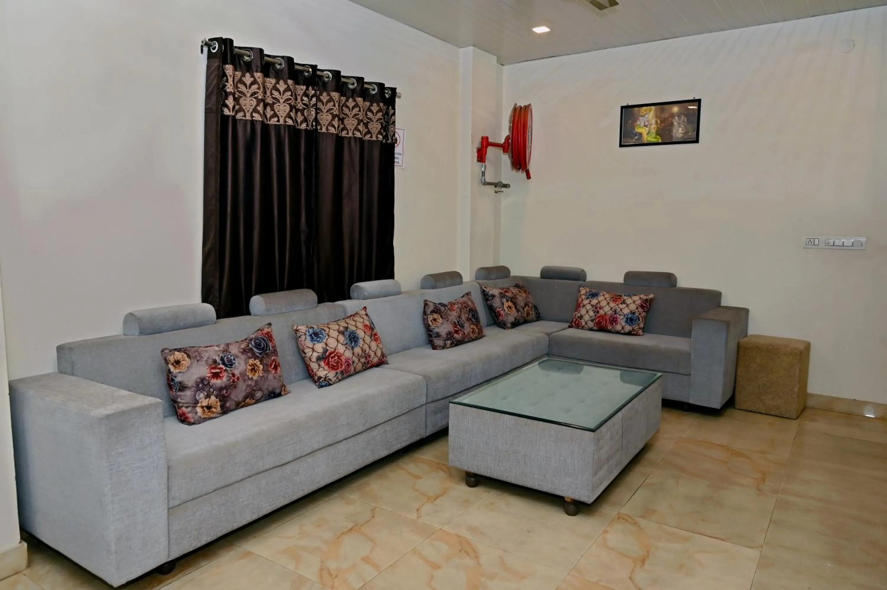 Seating area in TRPOTELS Sudarshan