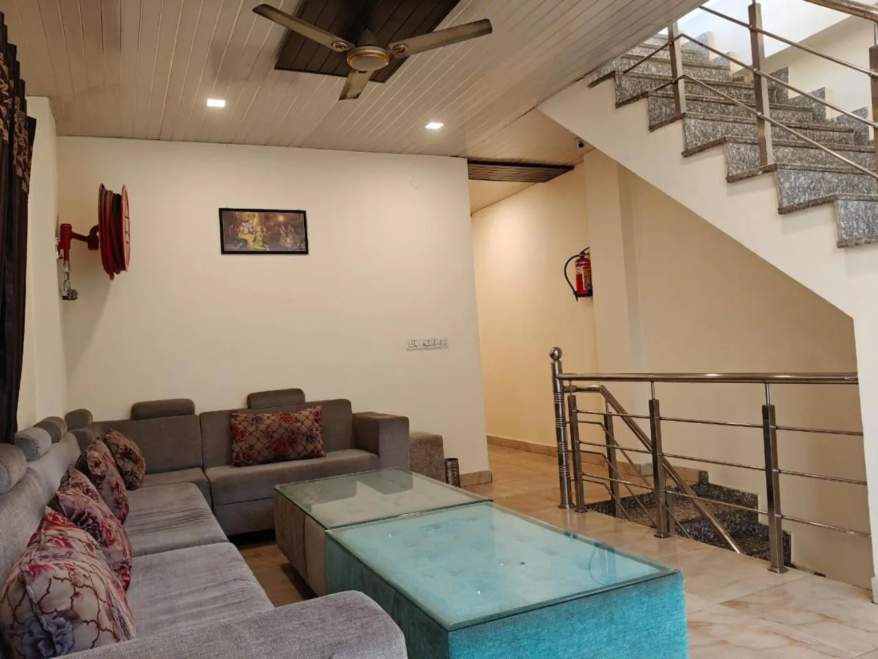 Seating area in TRPOTELS Sudarshan