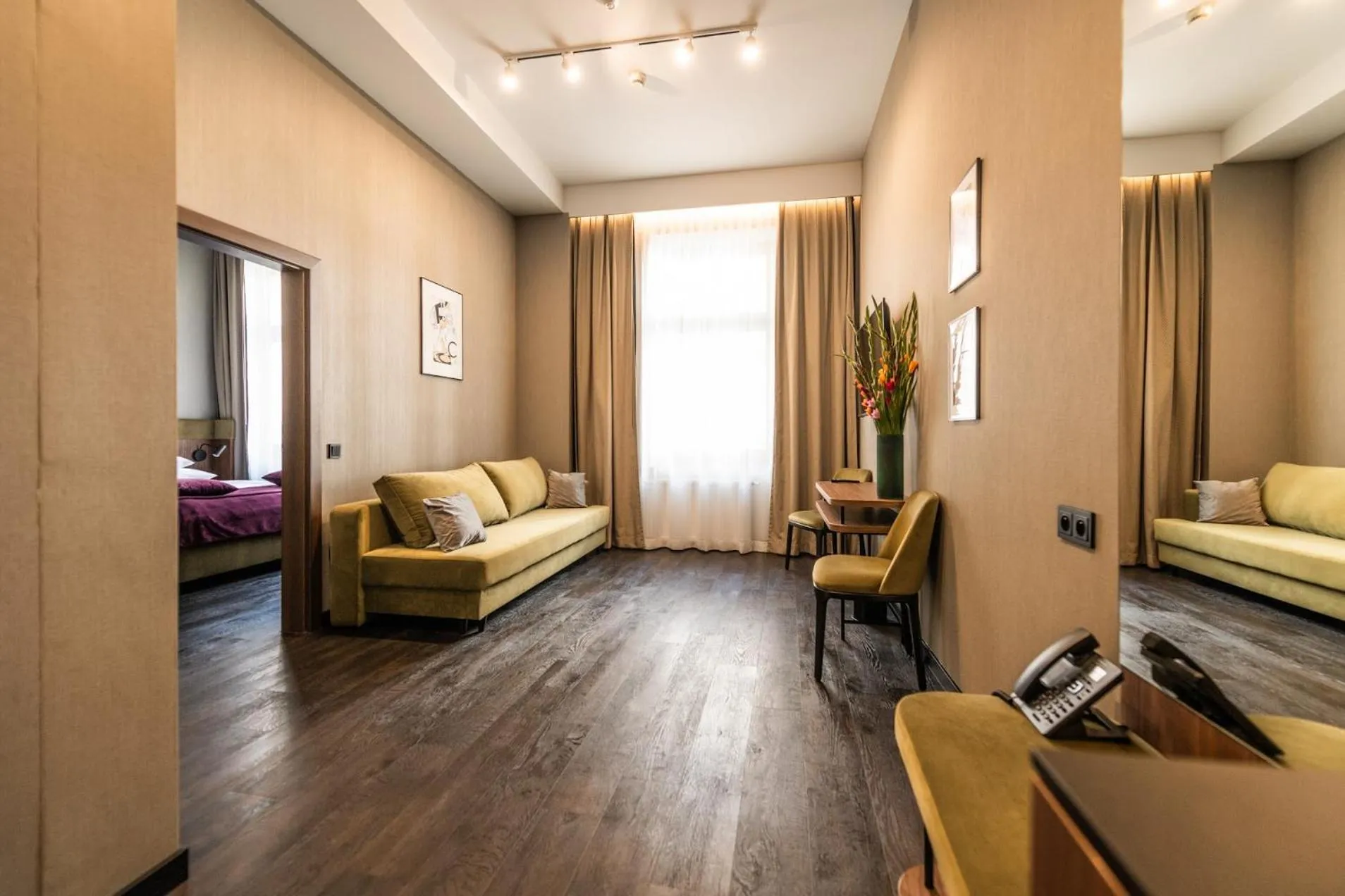 Seating area, Bed in Liebeskind Boutique Hotel Old Town