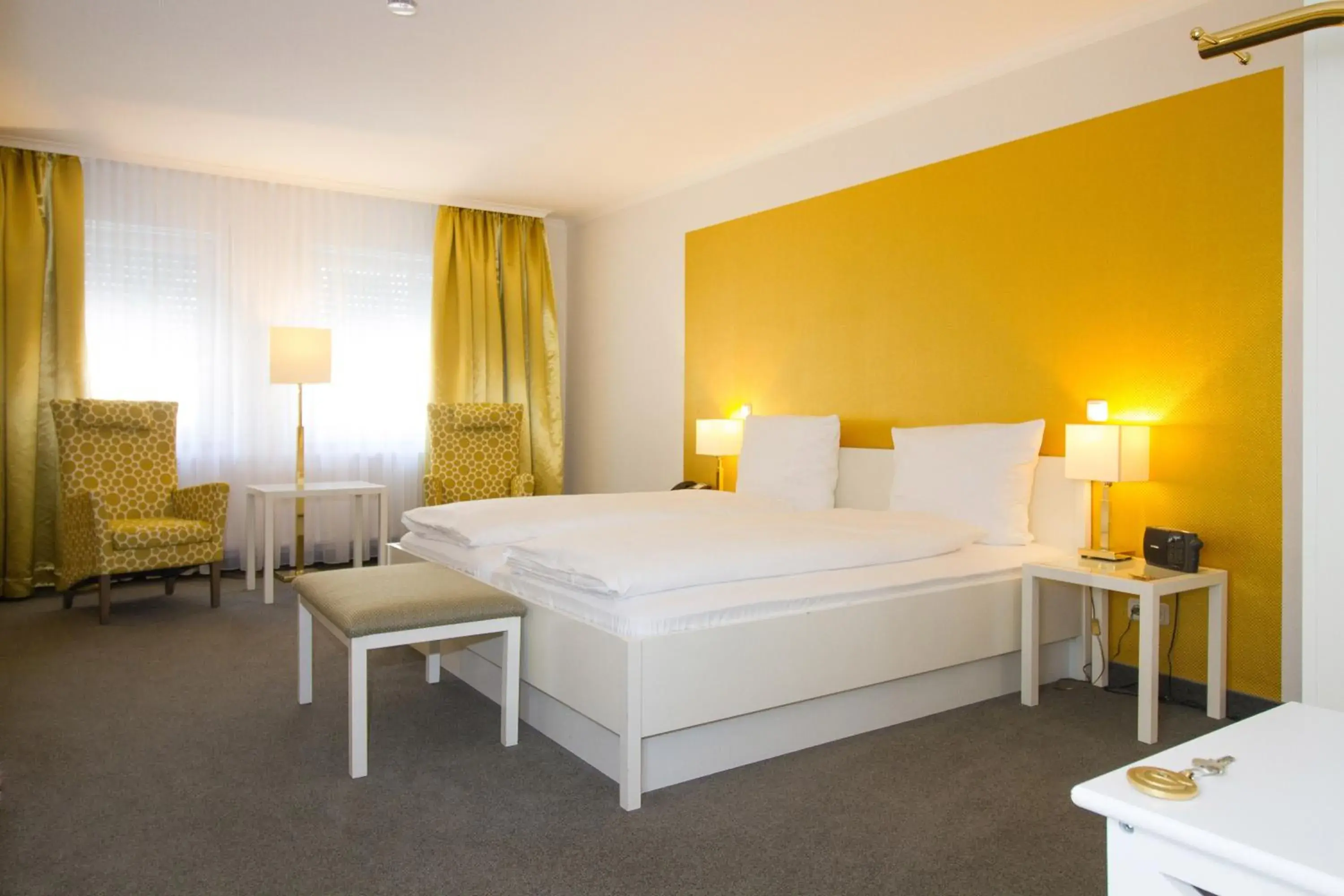 Bed in Romantik Hotel Schubert Bed in Romantik Hotel Schubert