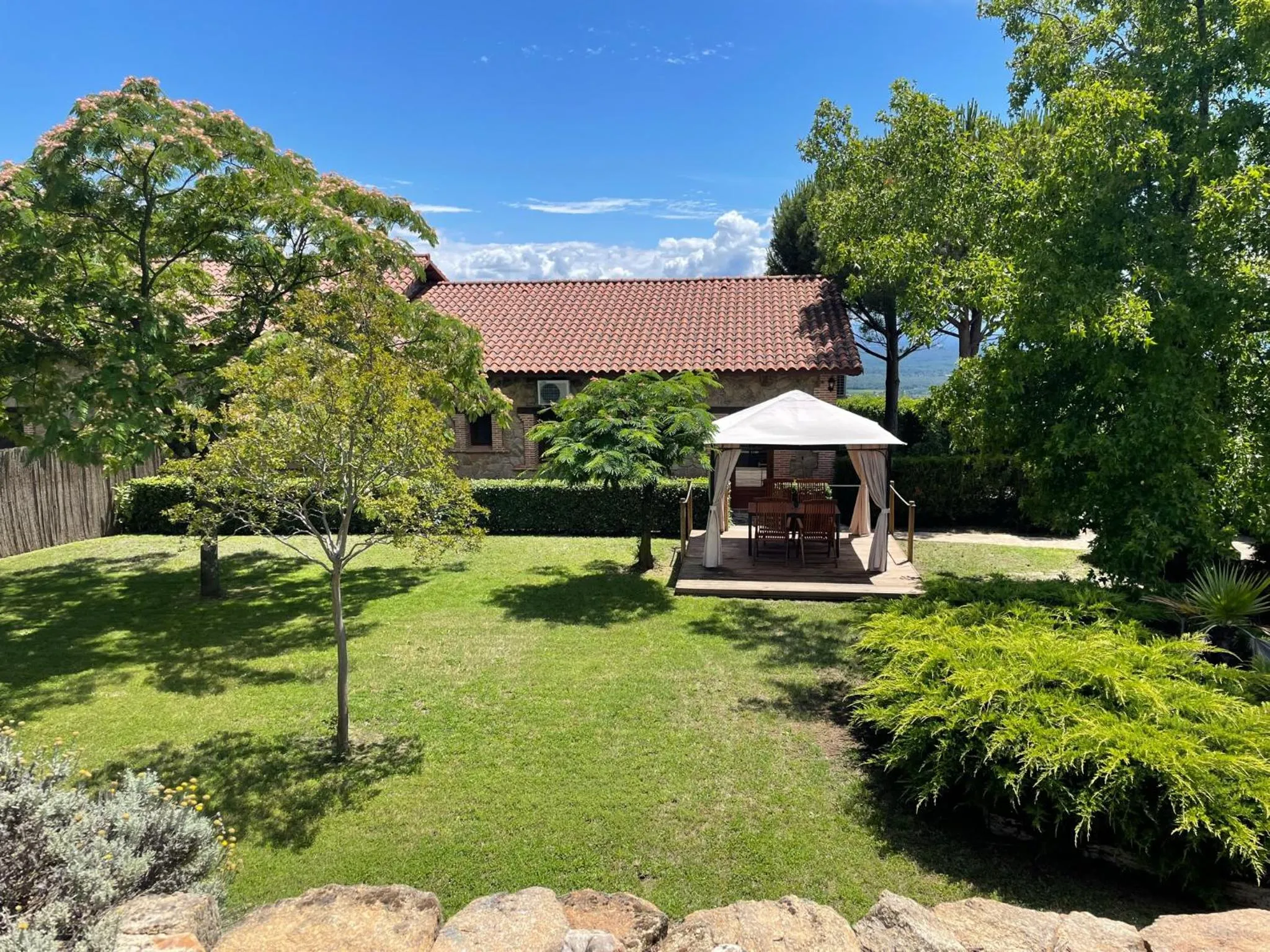Garden in Finca La Sayuela