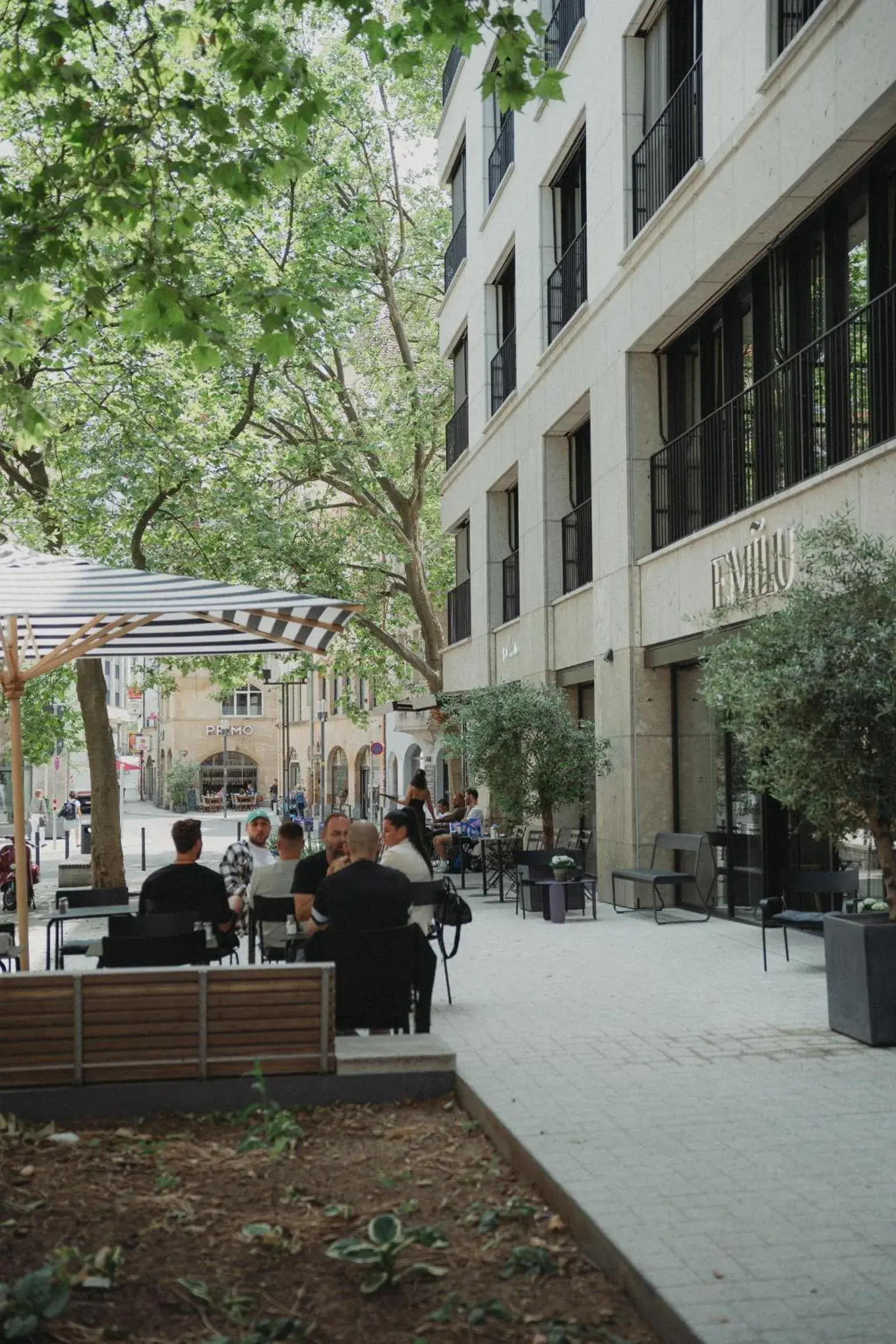 Property building in EmiLu Design Hotel Property building in EmiLu Design Hotel