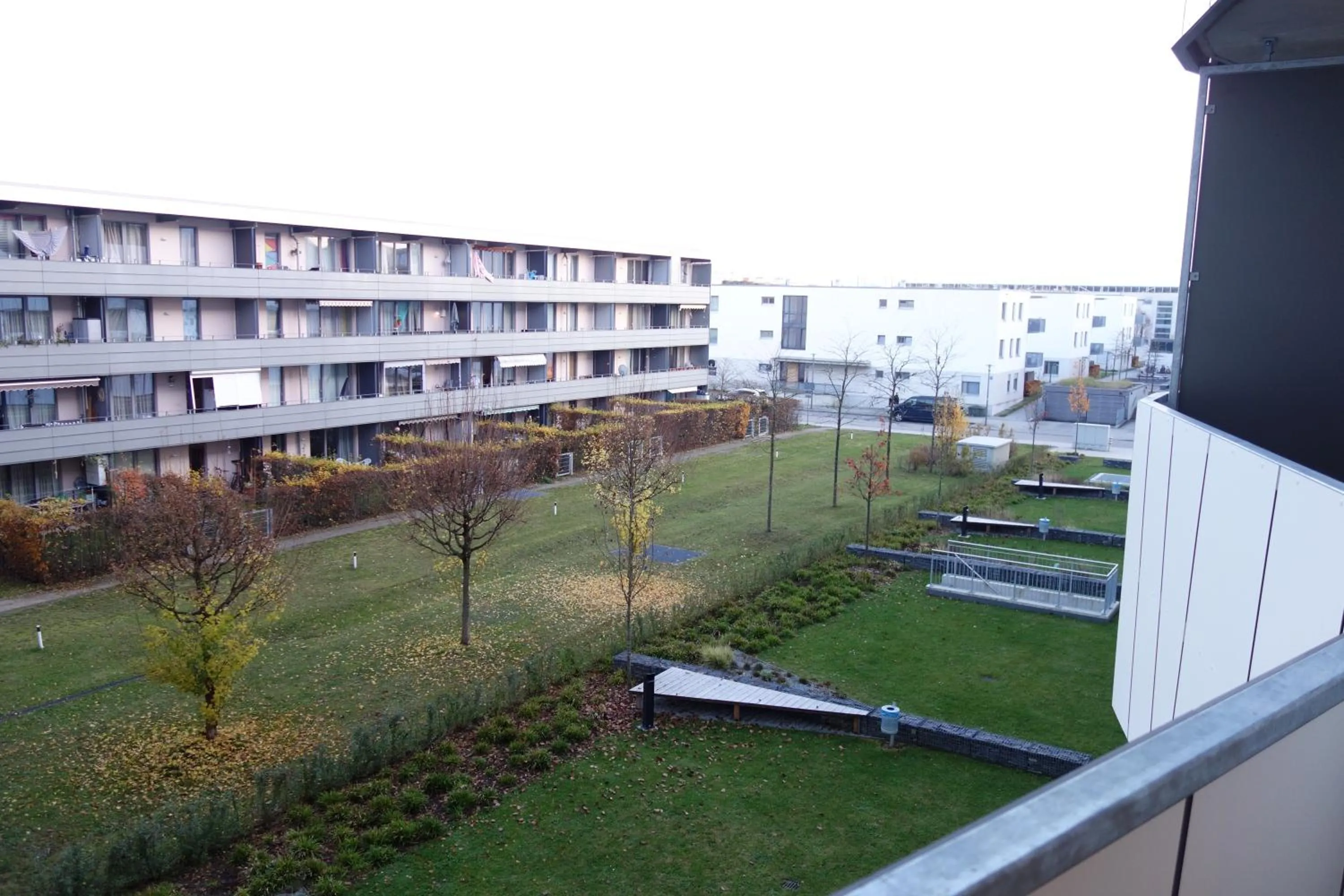 Garden view in München-Riem my room Apartment an der Messe