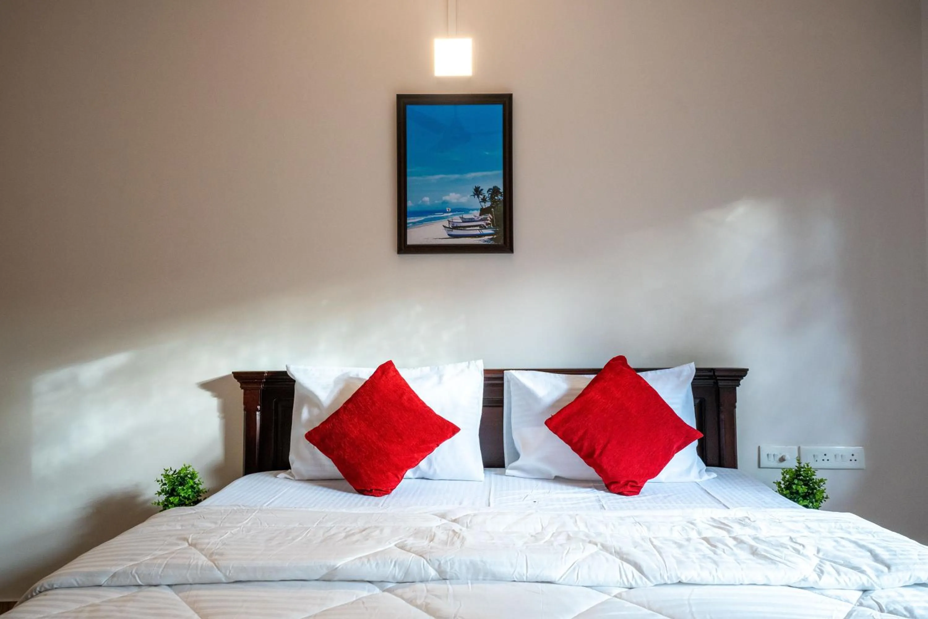 Bed in Villa Barbosa, 2 BHK Villa & Luxury Rooms near Colva, Sernabatim, Benaulim Beach