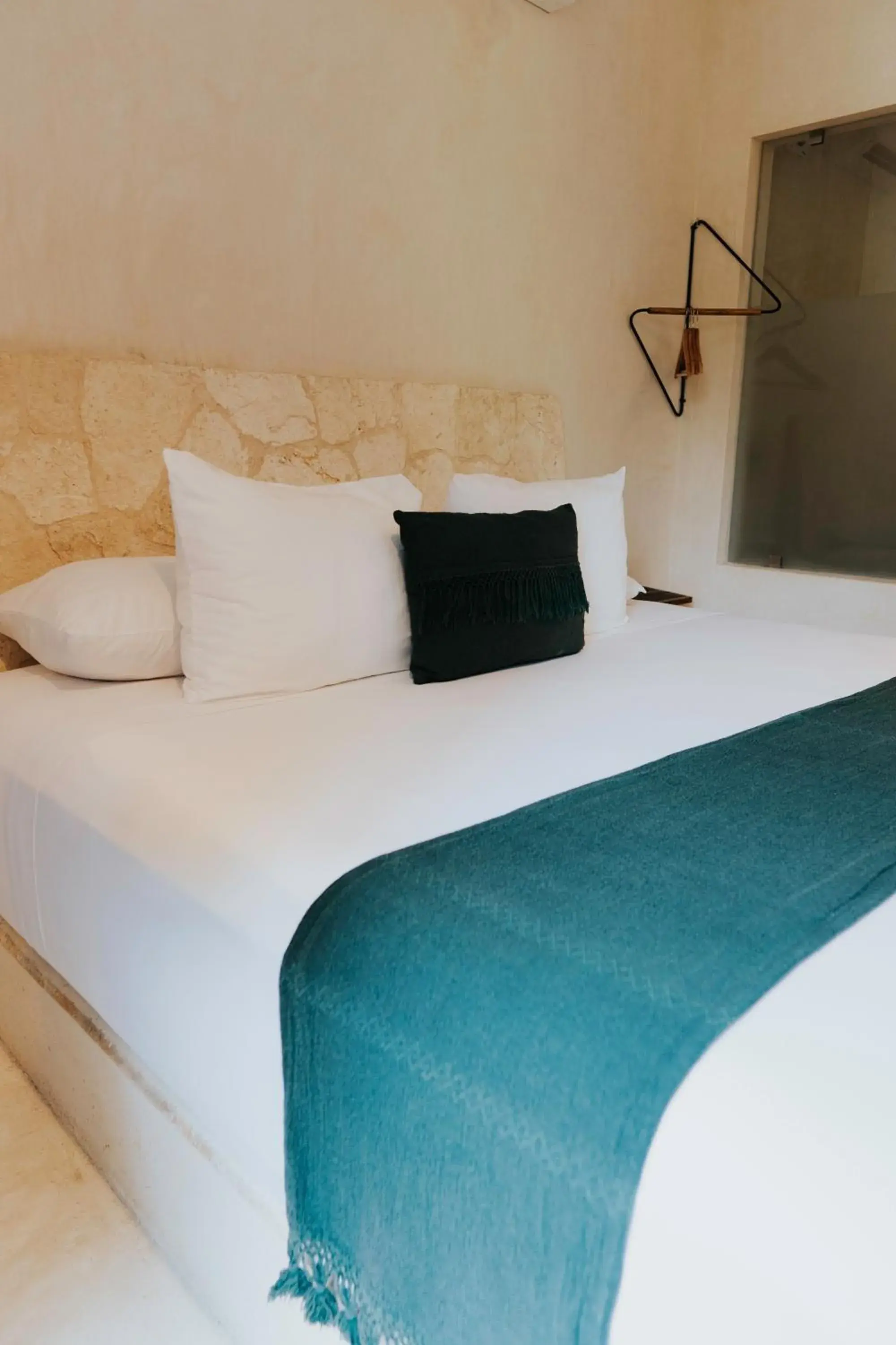 Bed in Koos Tulum Hotel Bed in Koos Tulum Hotel