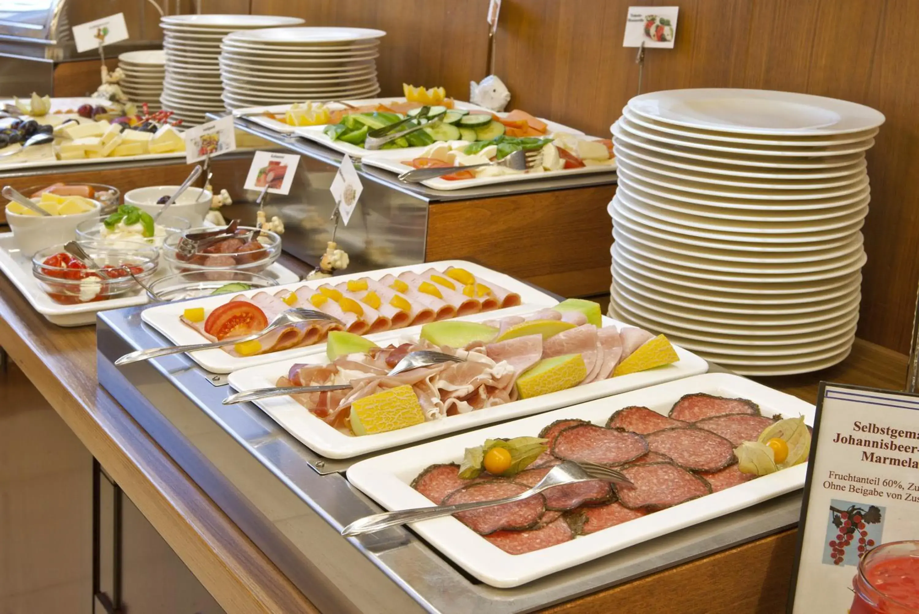 Food close-up in Hotel Blauer Karpfen Food close-up in Hotel Blauer Karpfen