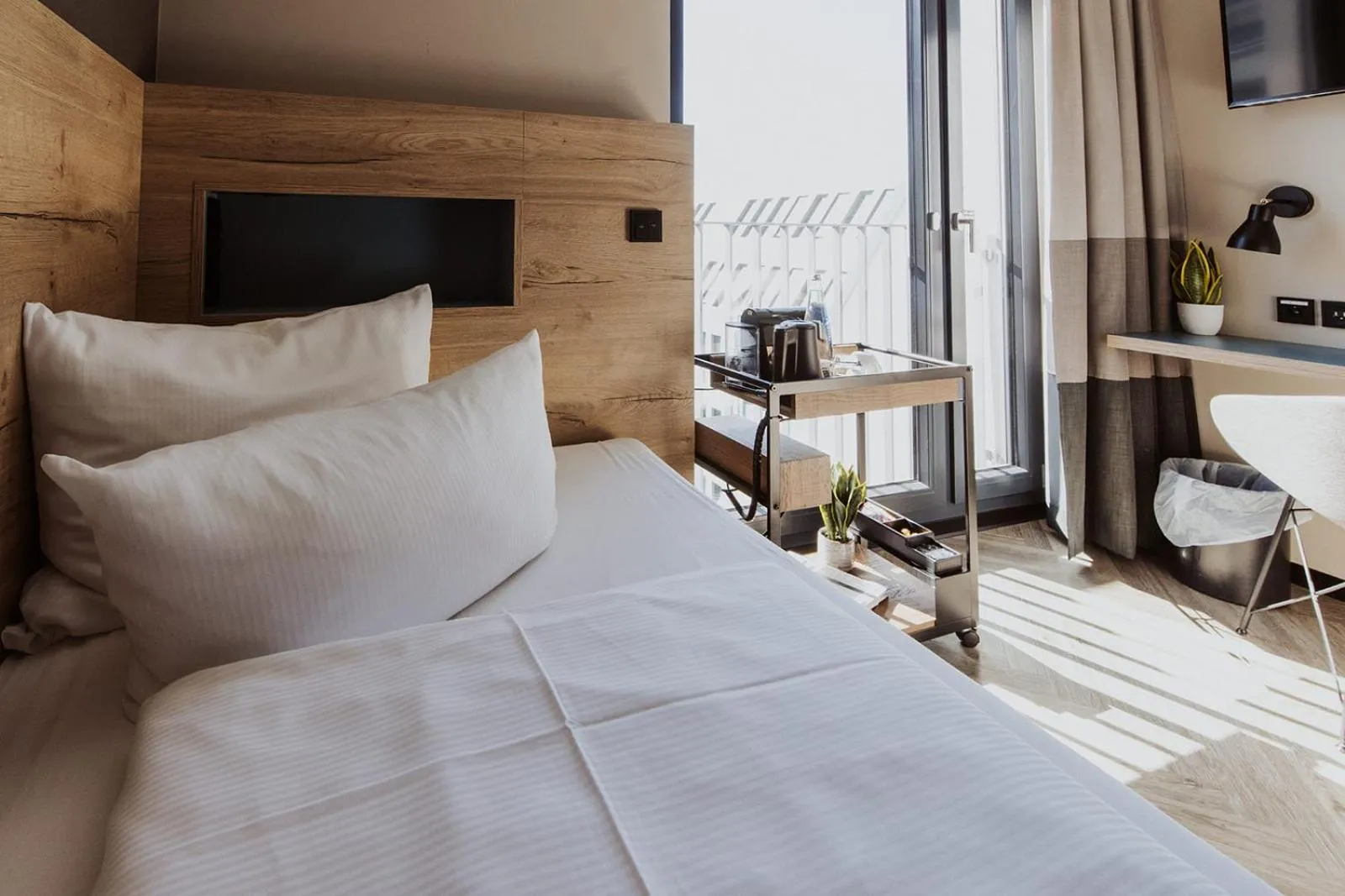 Bed in Emma by Schulz Hotel Berlin Friedrichshain