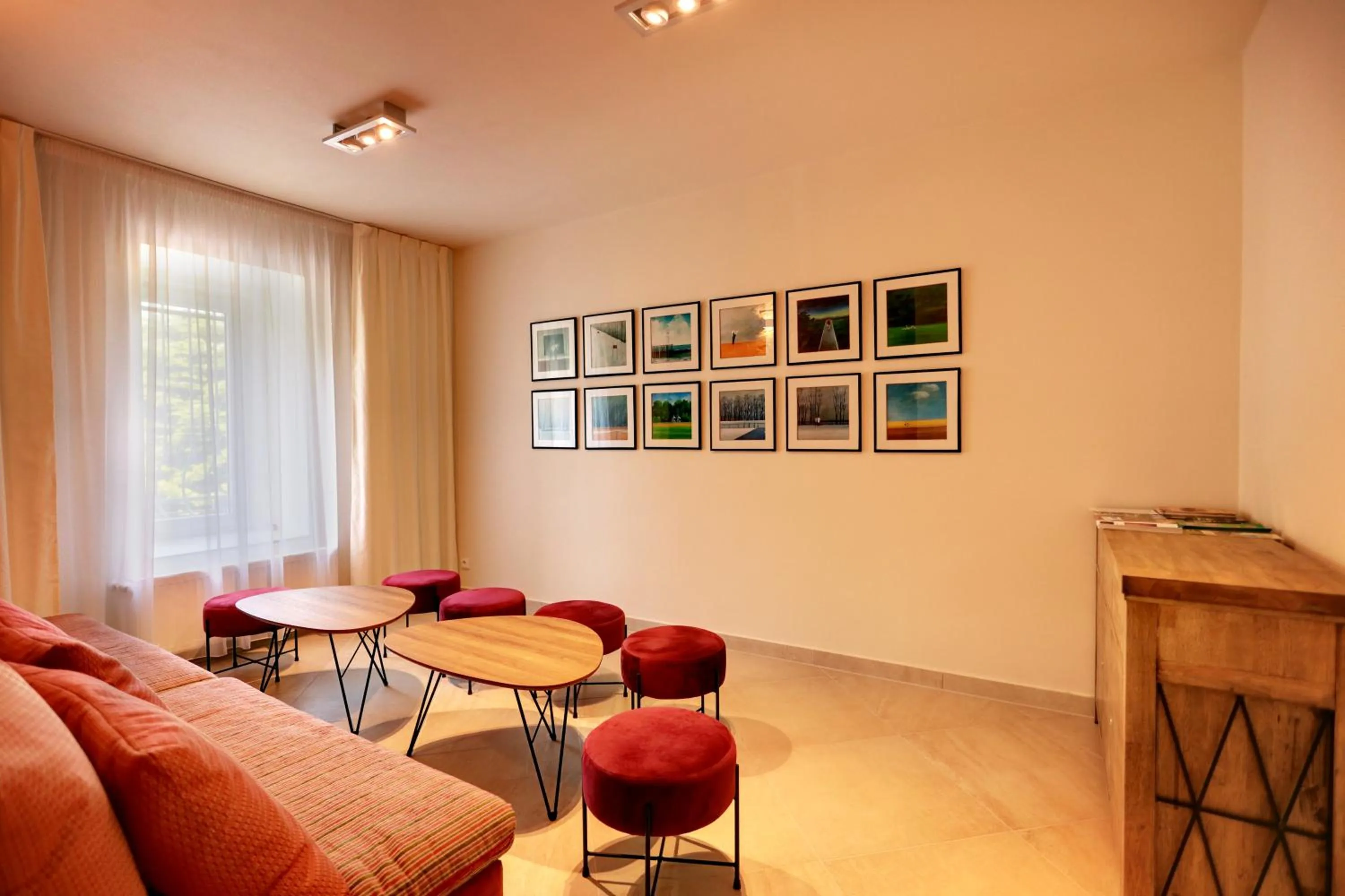 Seating area in APARTMÁNY ADAM