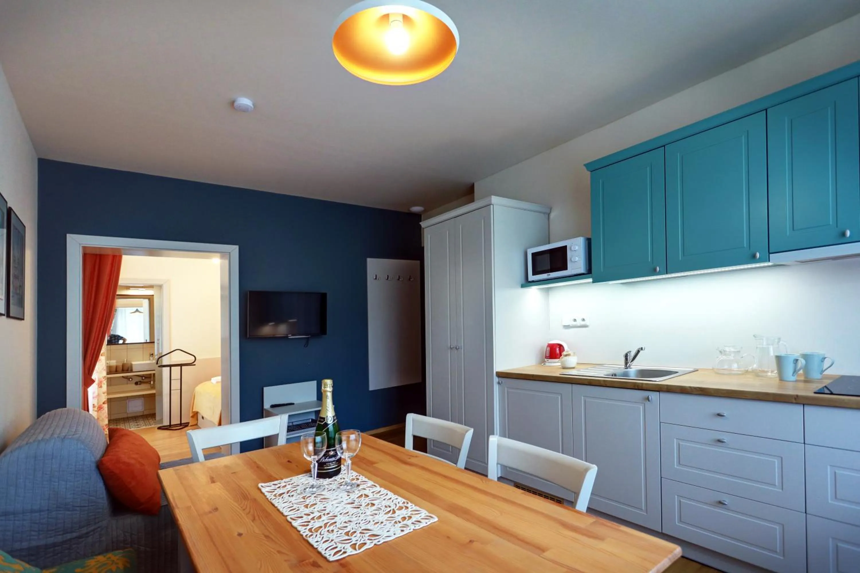 Kitchen or kitchenette in APARTMÁNY ADAM