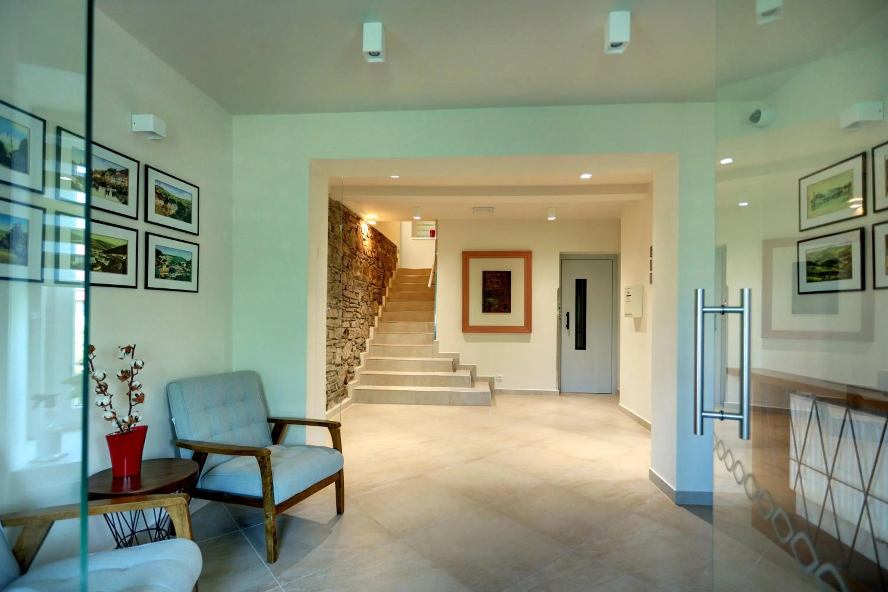 Lobby or reception in APARTMÁNY ADAM