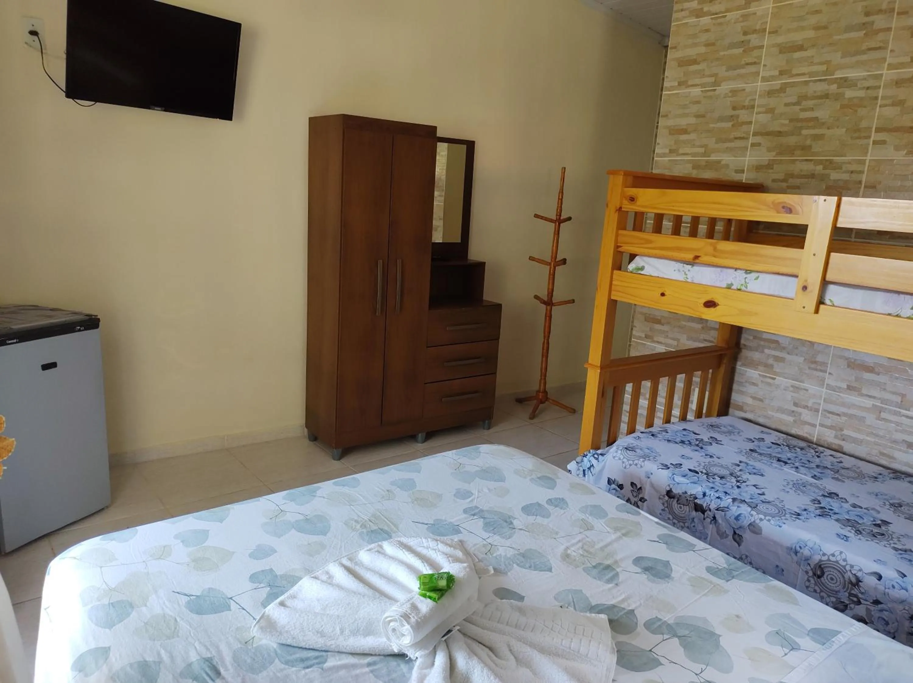 Bed in Suítes Carla e Carol